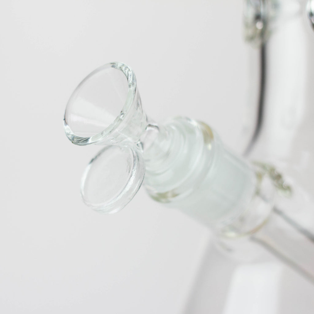 WellCann | 14" 7mm Beaker Bong with Colour Bottom