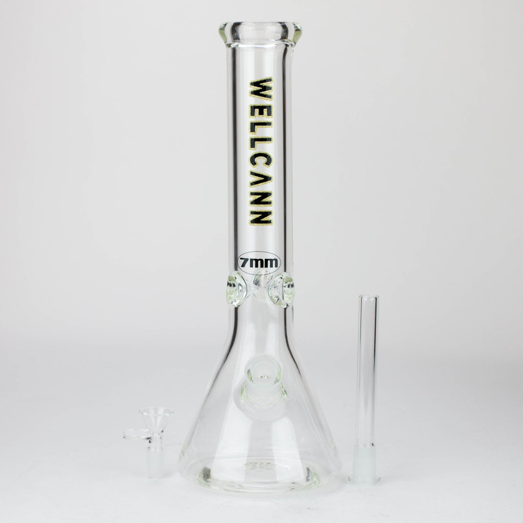 WellCann | 14" 7mm Beaker glass Bong