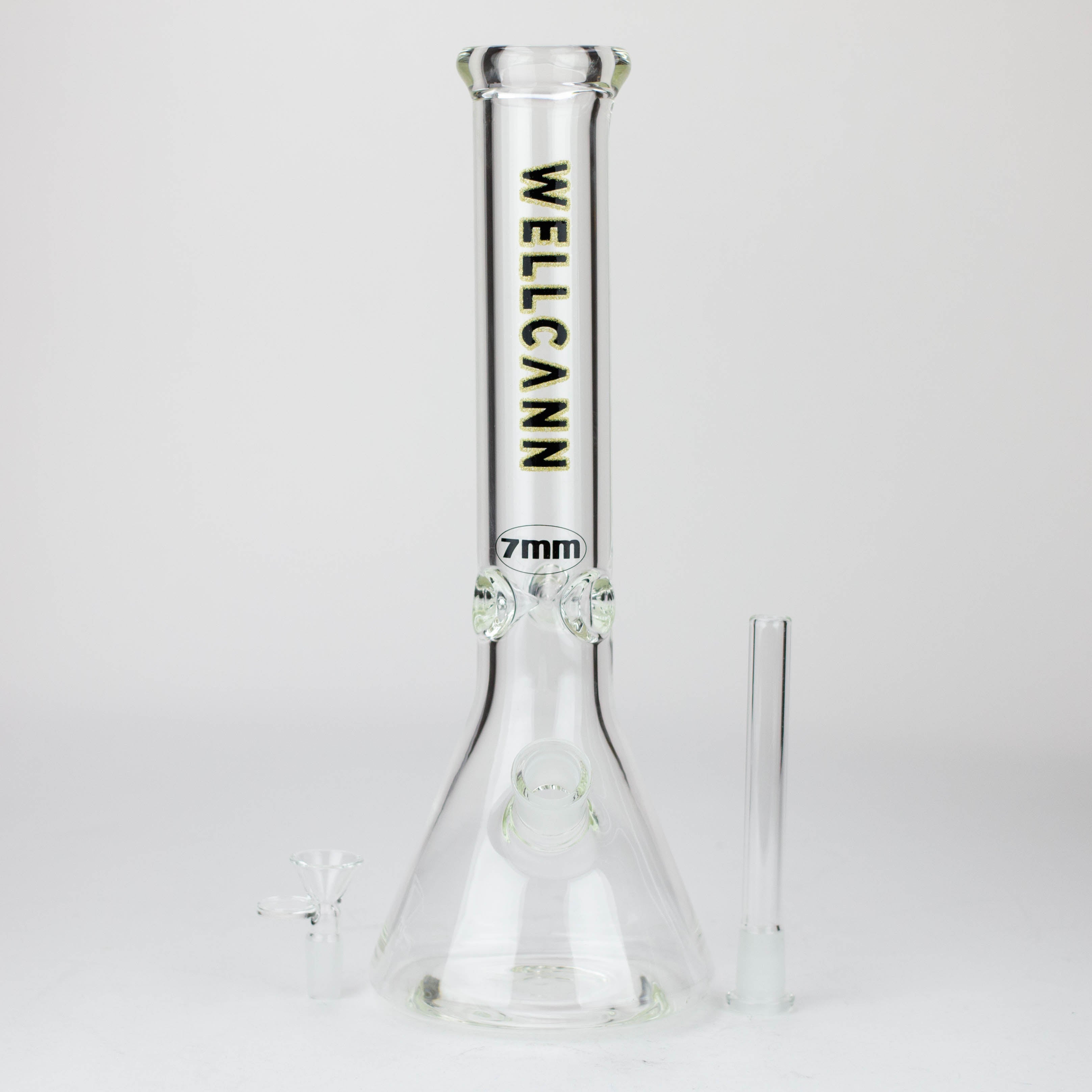 WellCann | 14" 7mm Beaker glass Bong