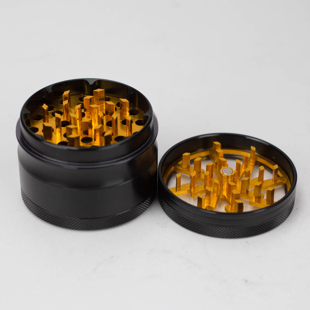 2.5" Lightning Aluminum Grinder 4 Layers with color acrylic window [GA021]