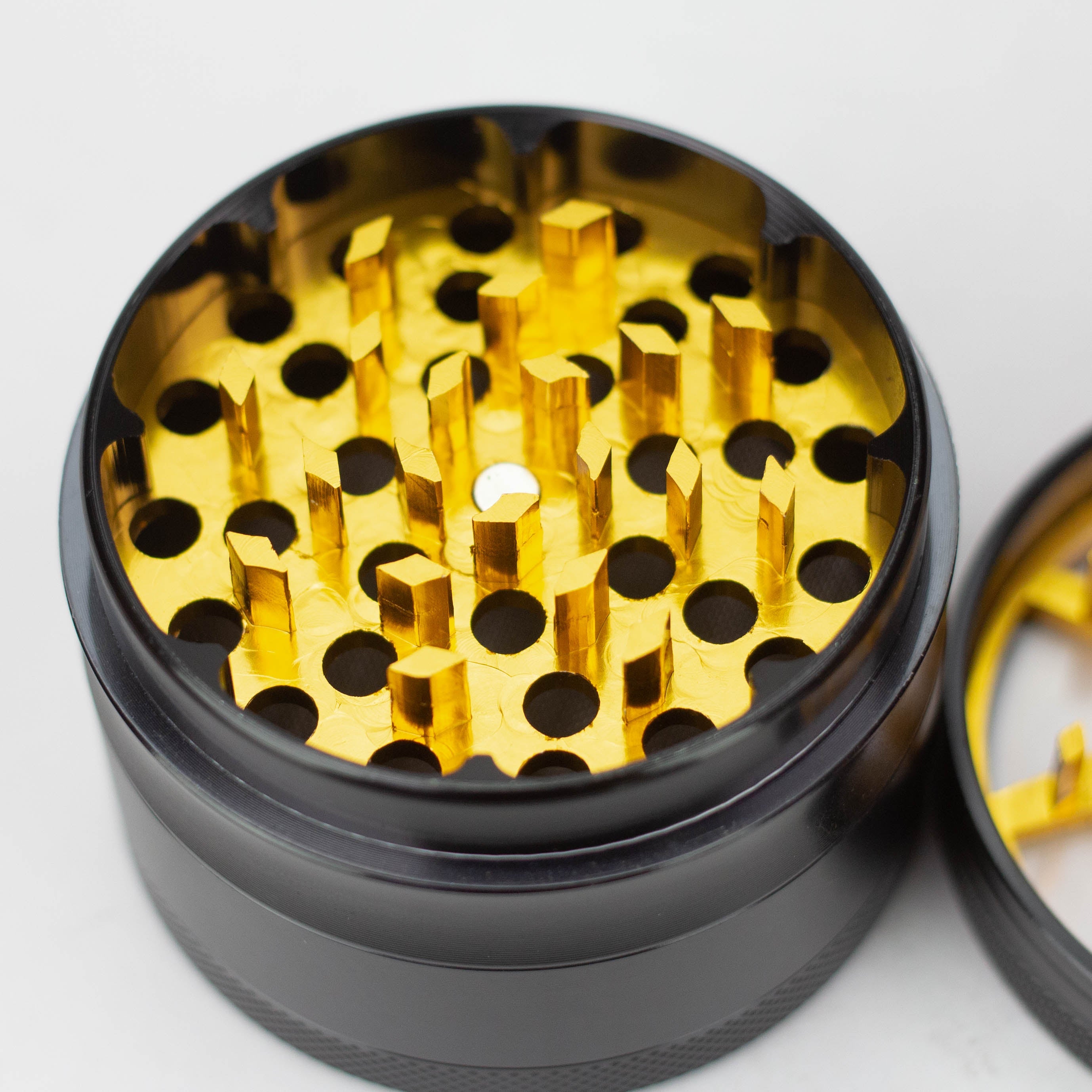 2.5" Lightning Aluminum Grinder 4 Layers with color acrylic window [GA021]
