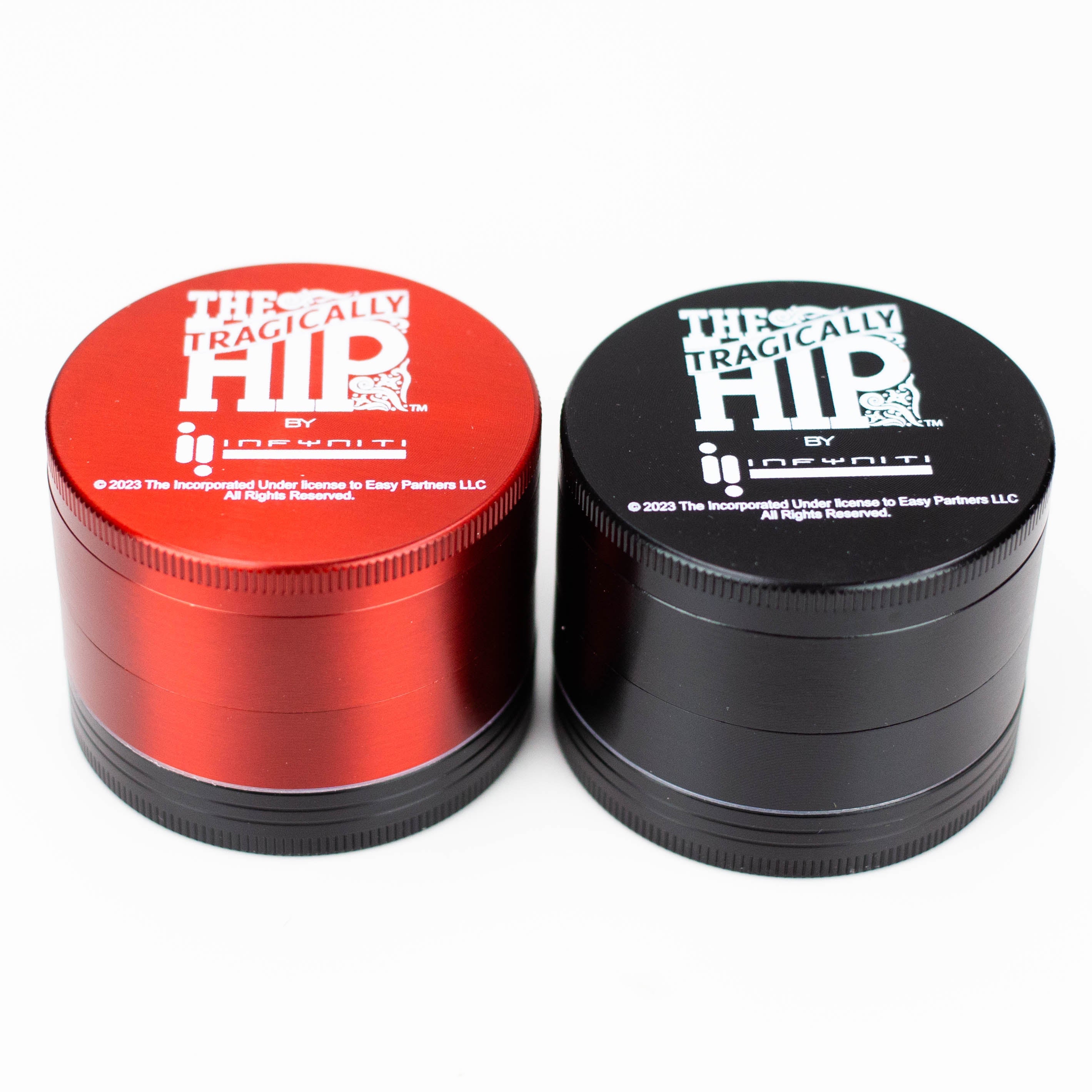 THE TRAGICALLY HIP - 4 parts metal red grinder by Infyniti