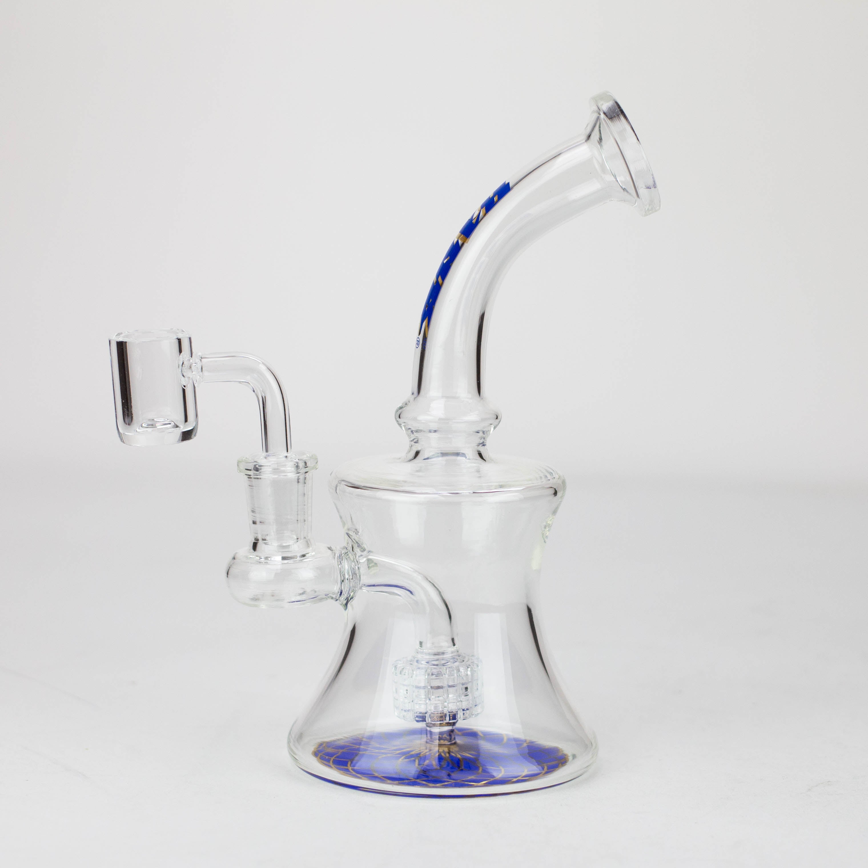 DANK | 7"  Rig with Gold Decal Base