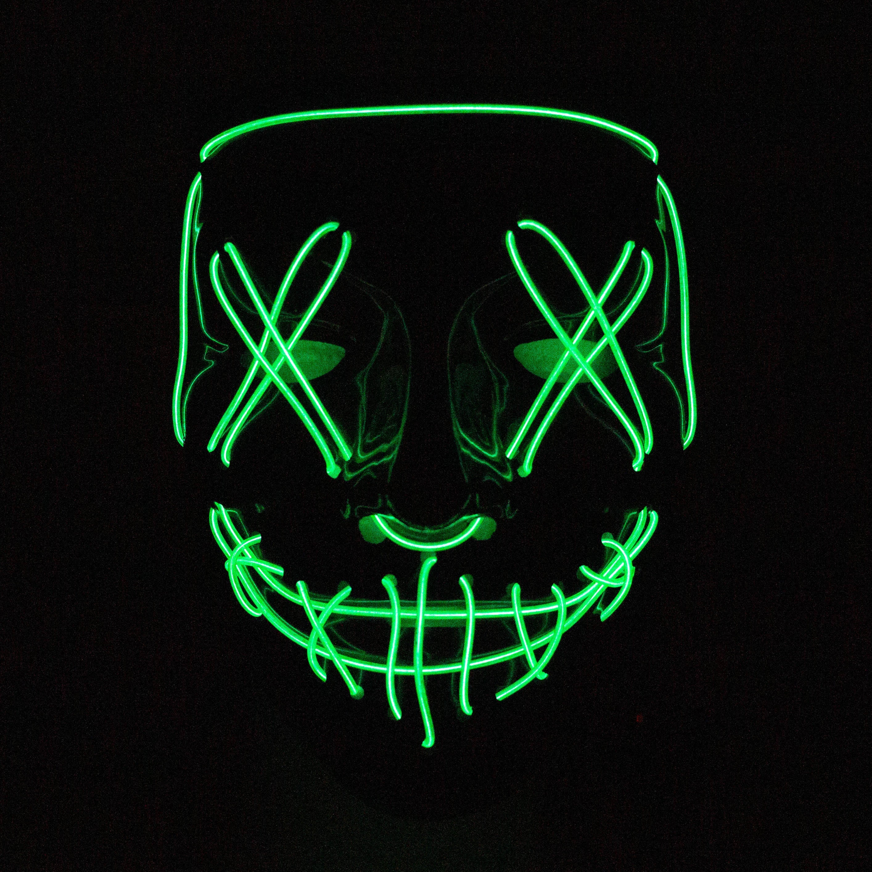 LED Neon Mask for party or Halloween Costume