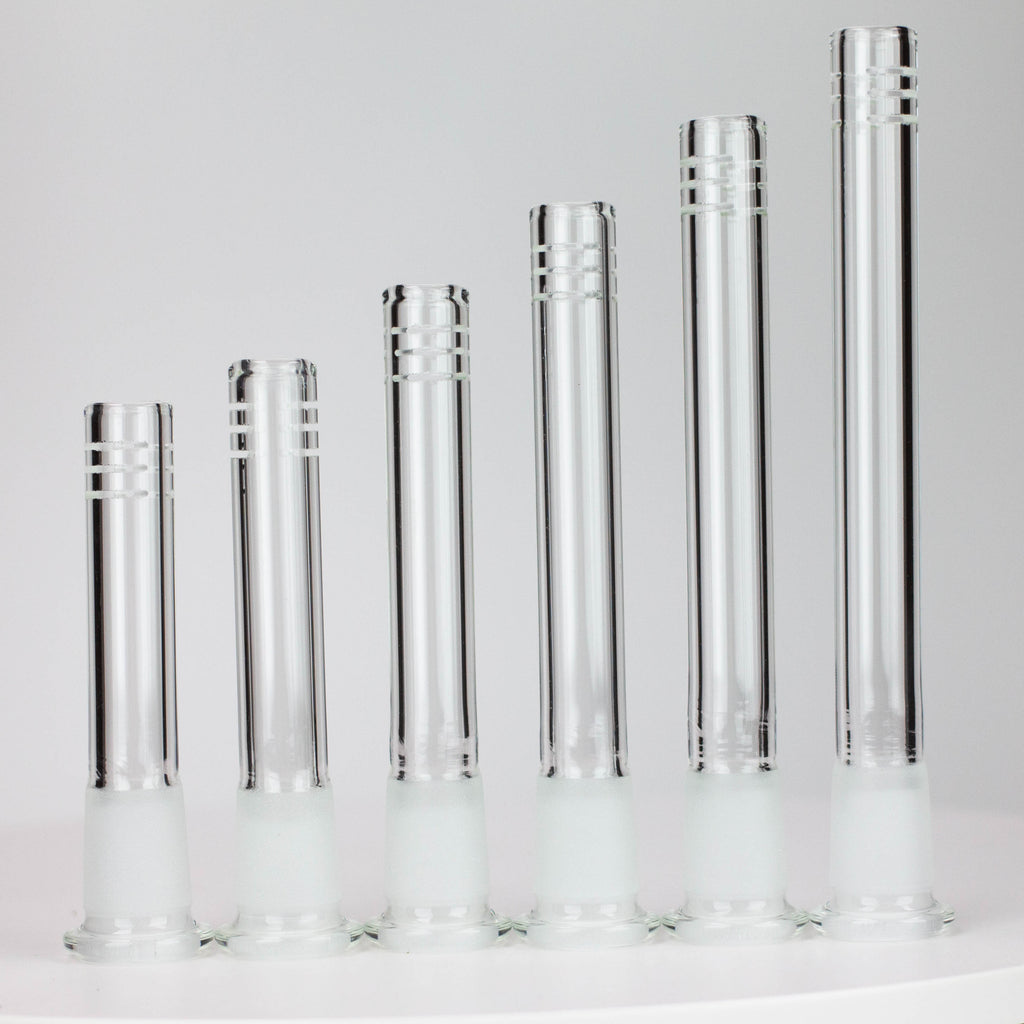 Glass Slitted Glass Diffuser Downstem Pack of 3