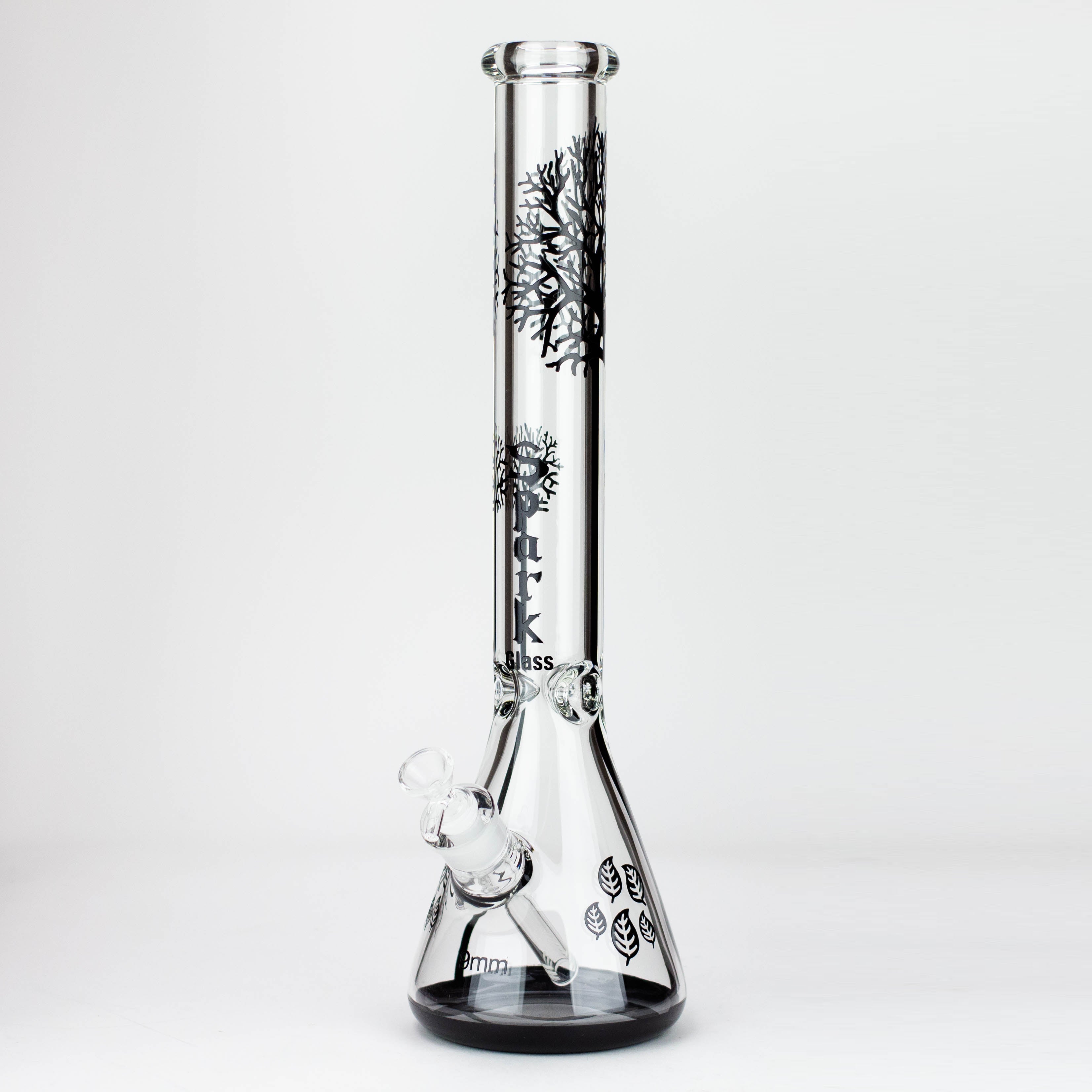Spark | 18" Tree of life 9 mm glass water bong