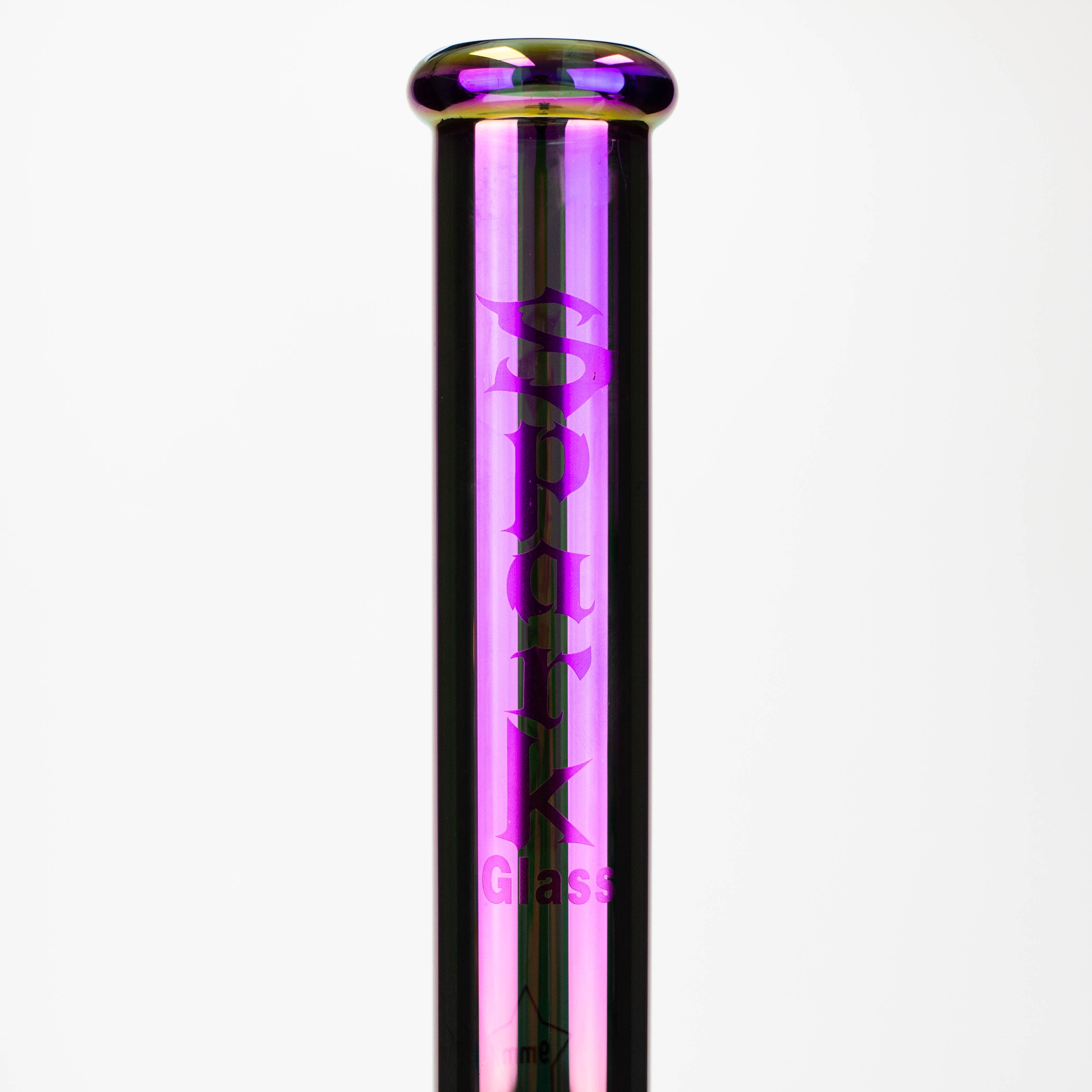 Spark | 18" Electorplated 9 mm glass water bong