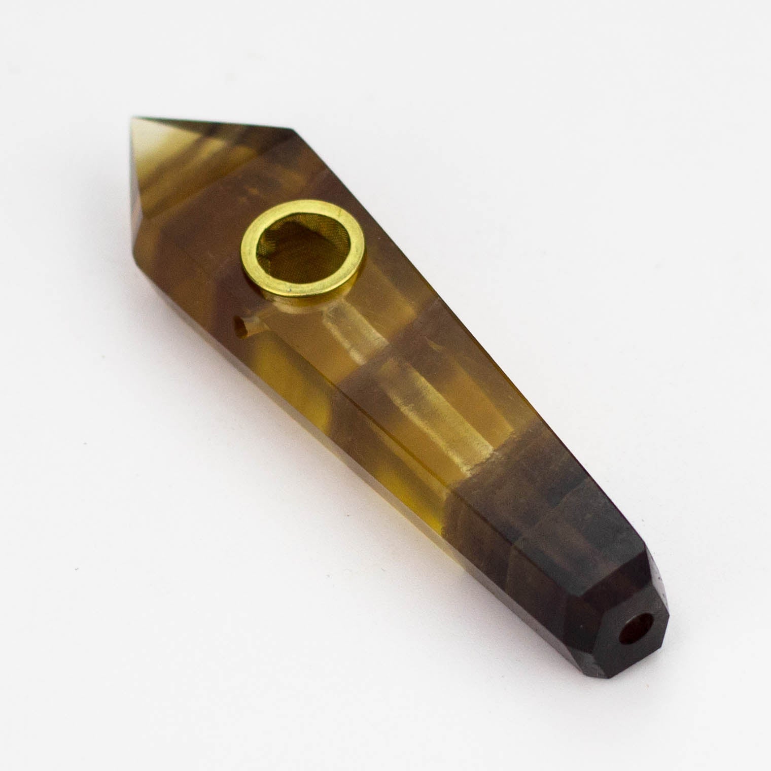 Acid Secs | Yellow Fluorite Crystal Pipe with Choke