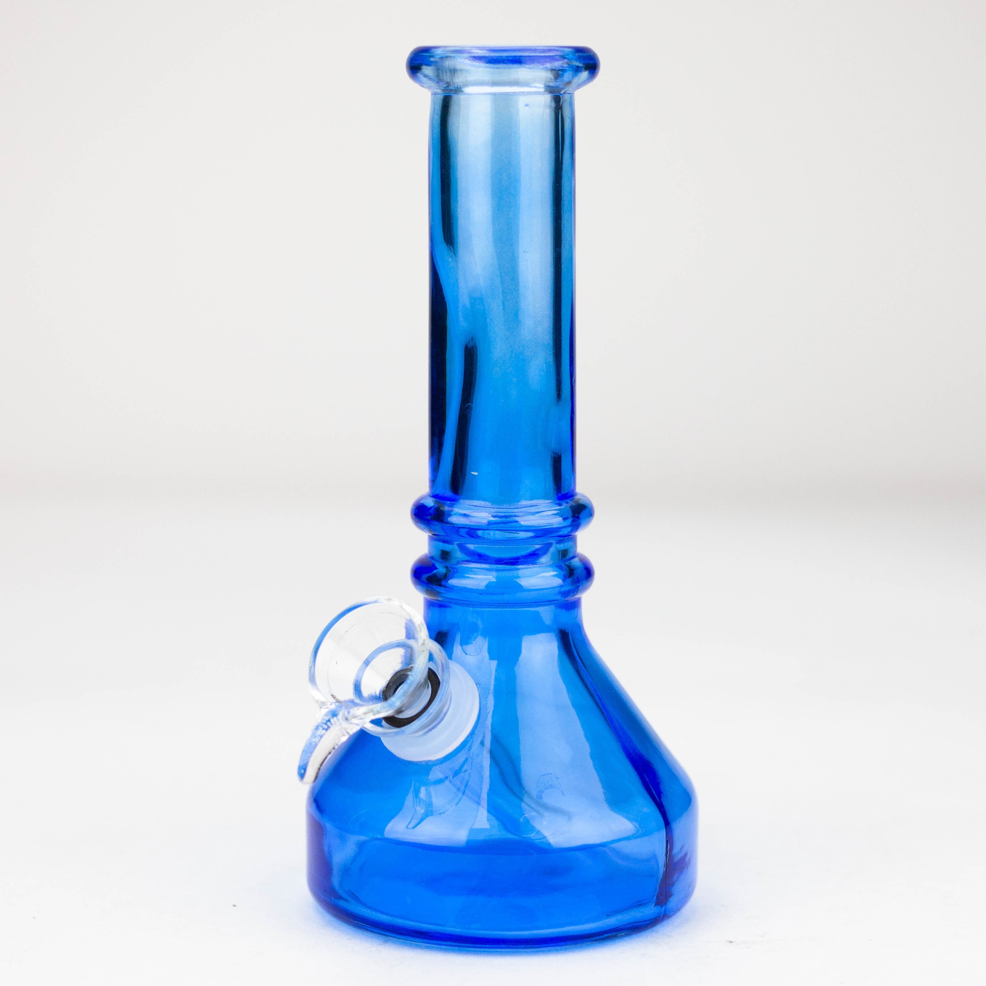 6" heavy color soft glass water bong ( HX4001 )