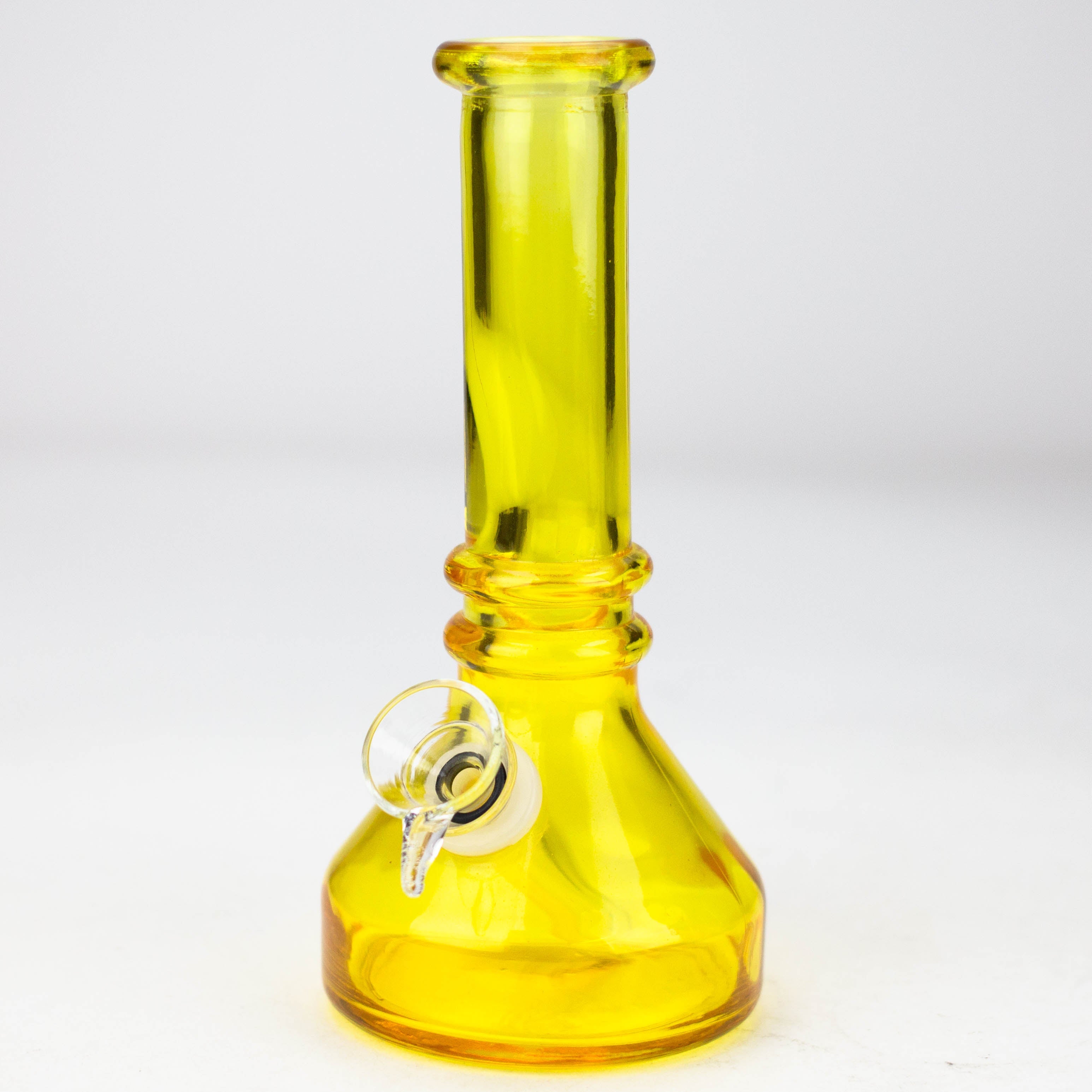 6" heavy color soft glass water bong ( HX4001 )
