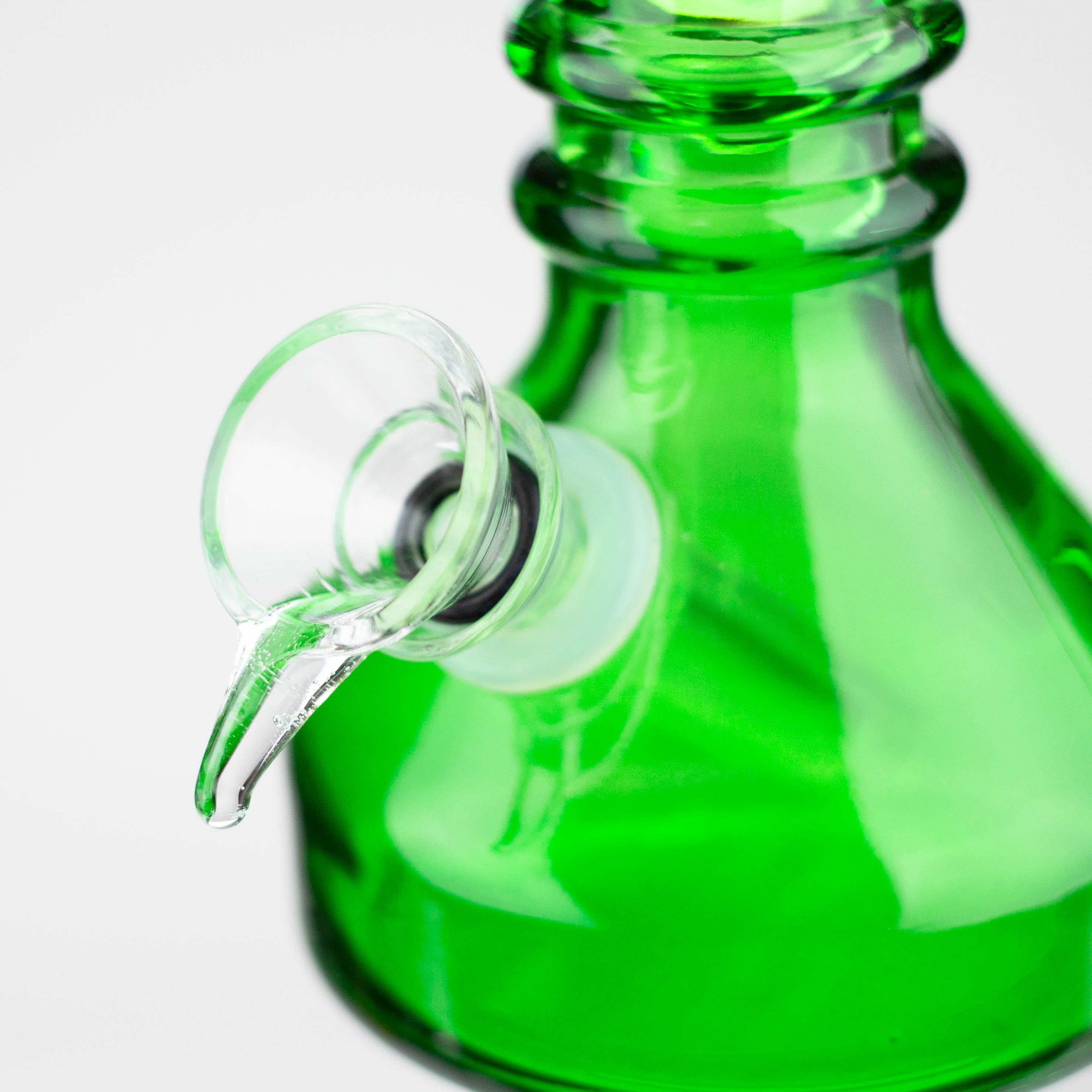 6" heavy color soft glass water bong ( HX4001 )