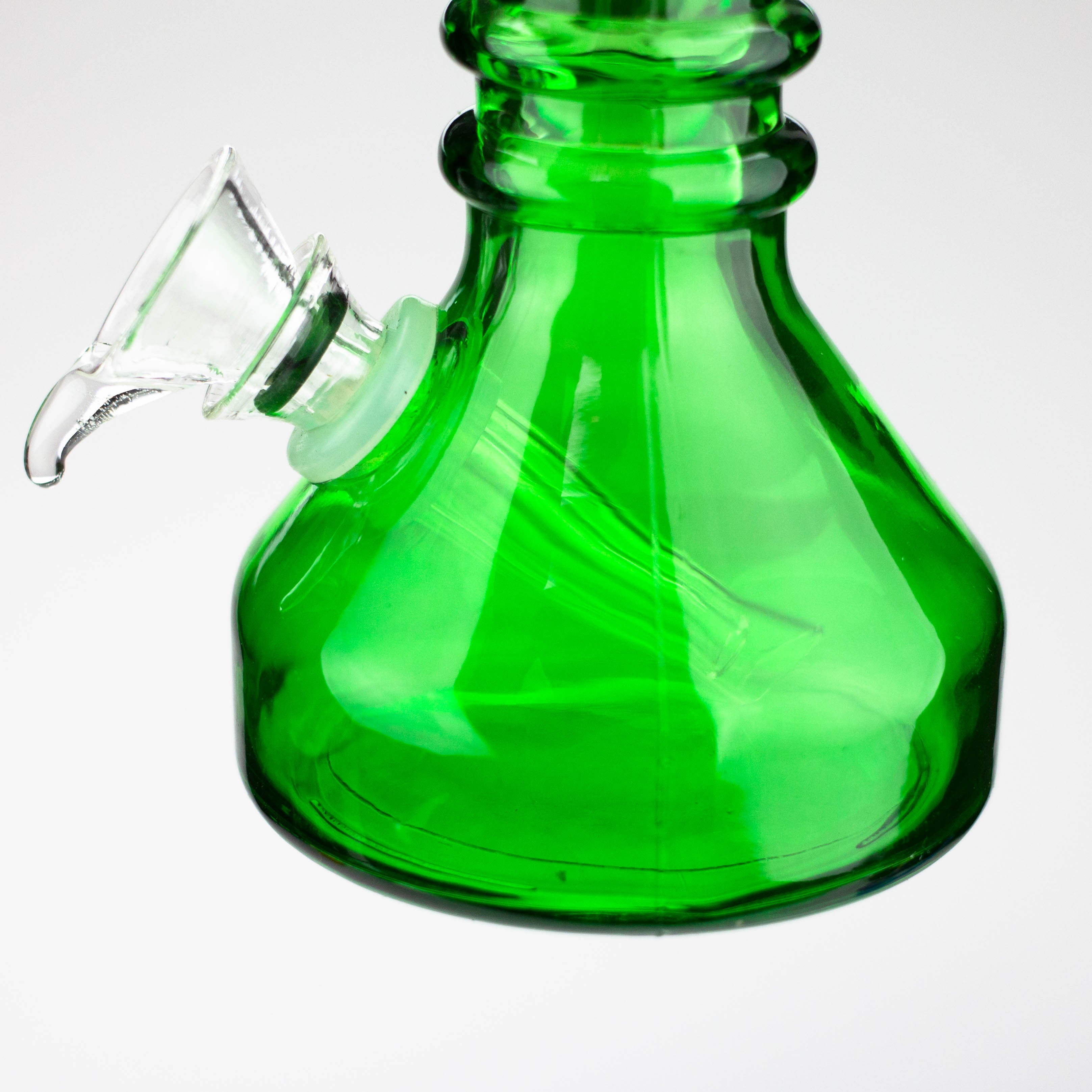 6" heavy color soft glass water bong ( HX4001 )