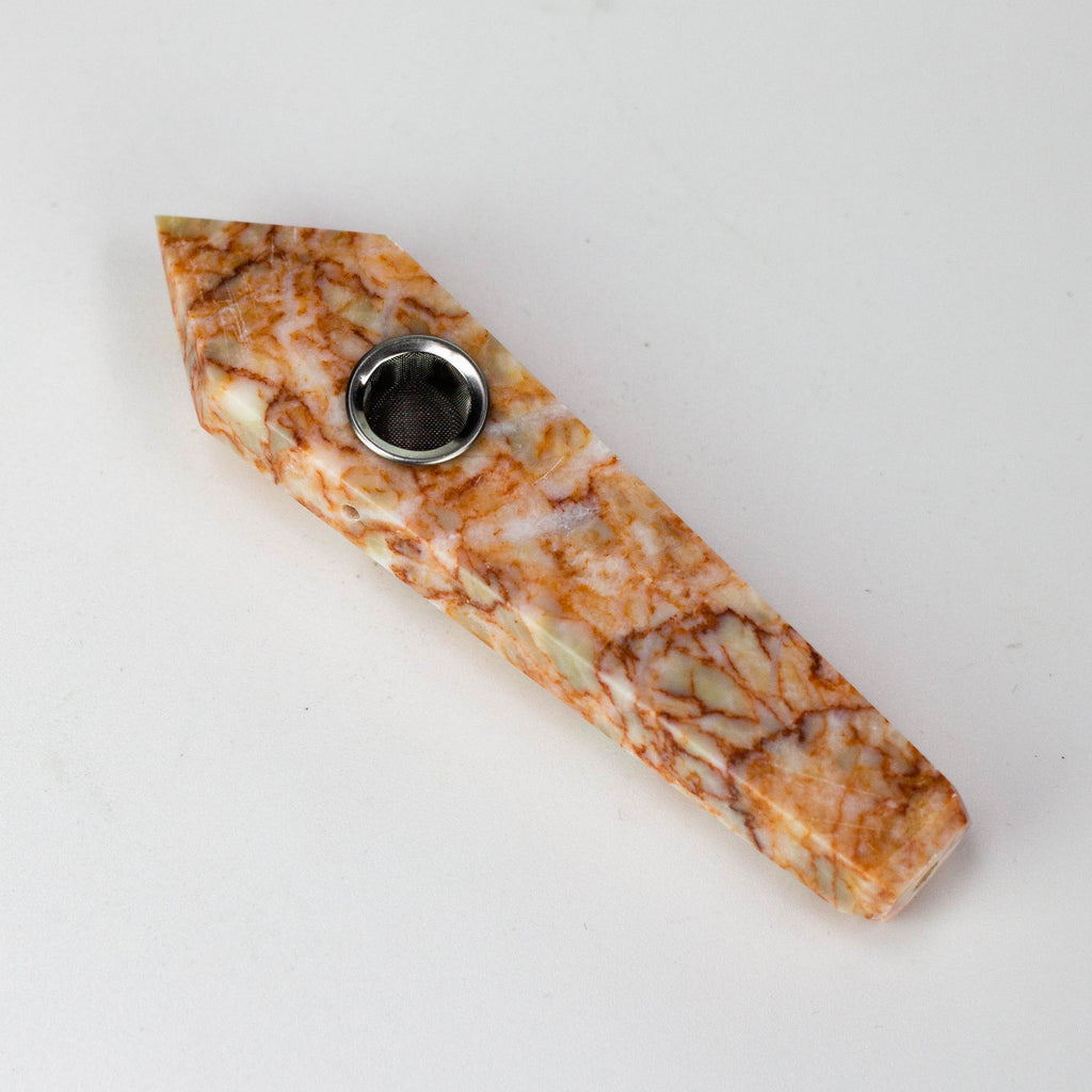 Acid Secs | Network Stone Crystal Pipe with Choke