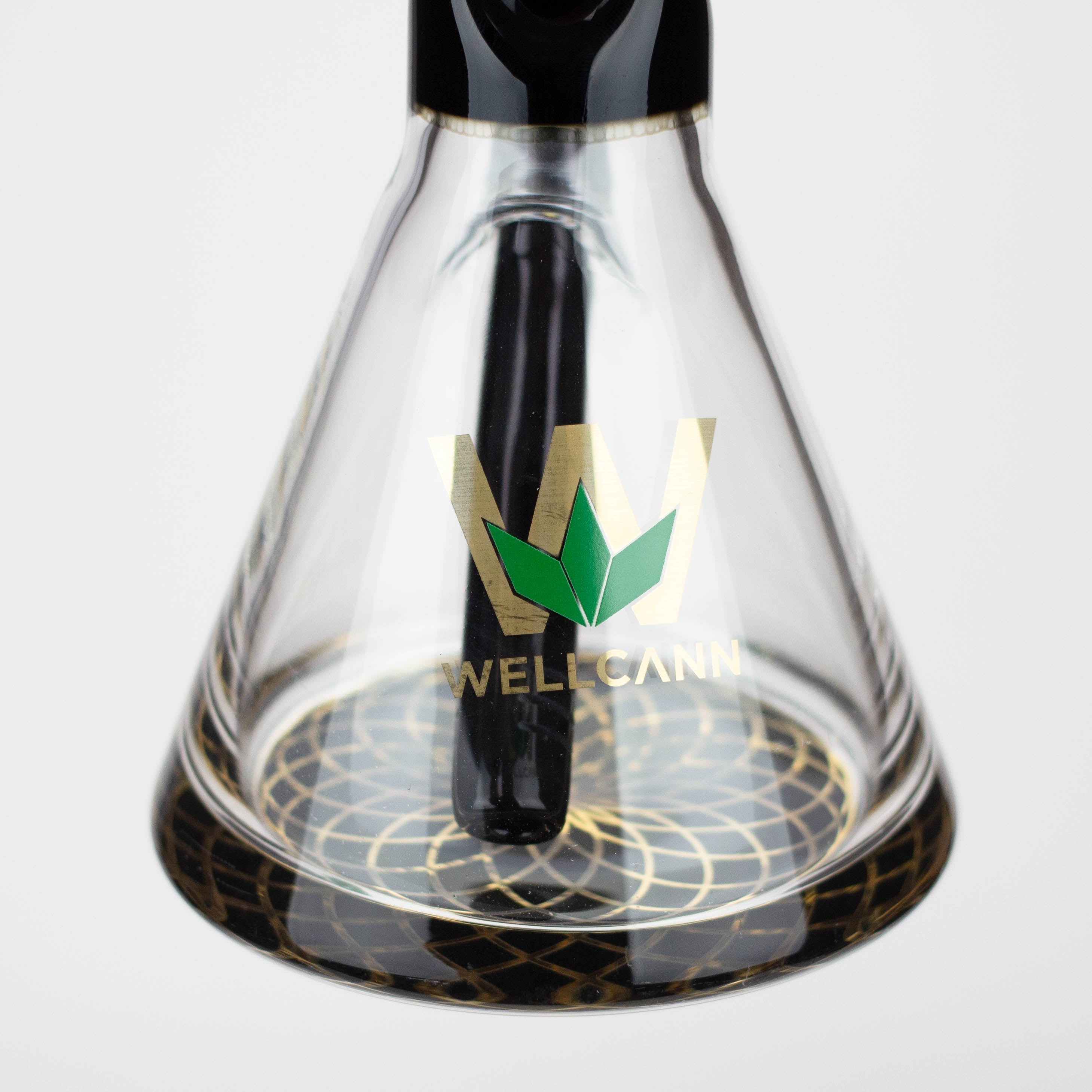 Wellcann | 10" Coloured Glass Beaker Bong with Wide Mouth