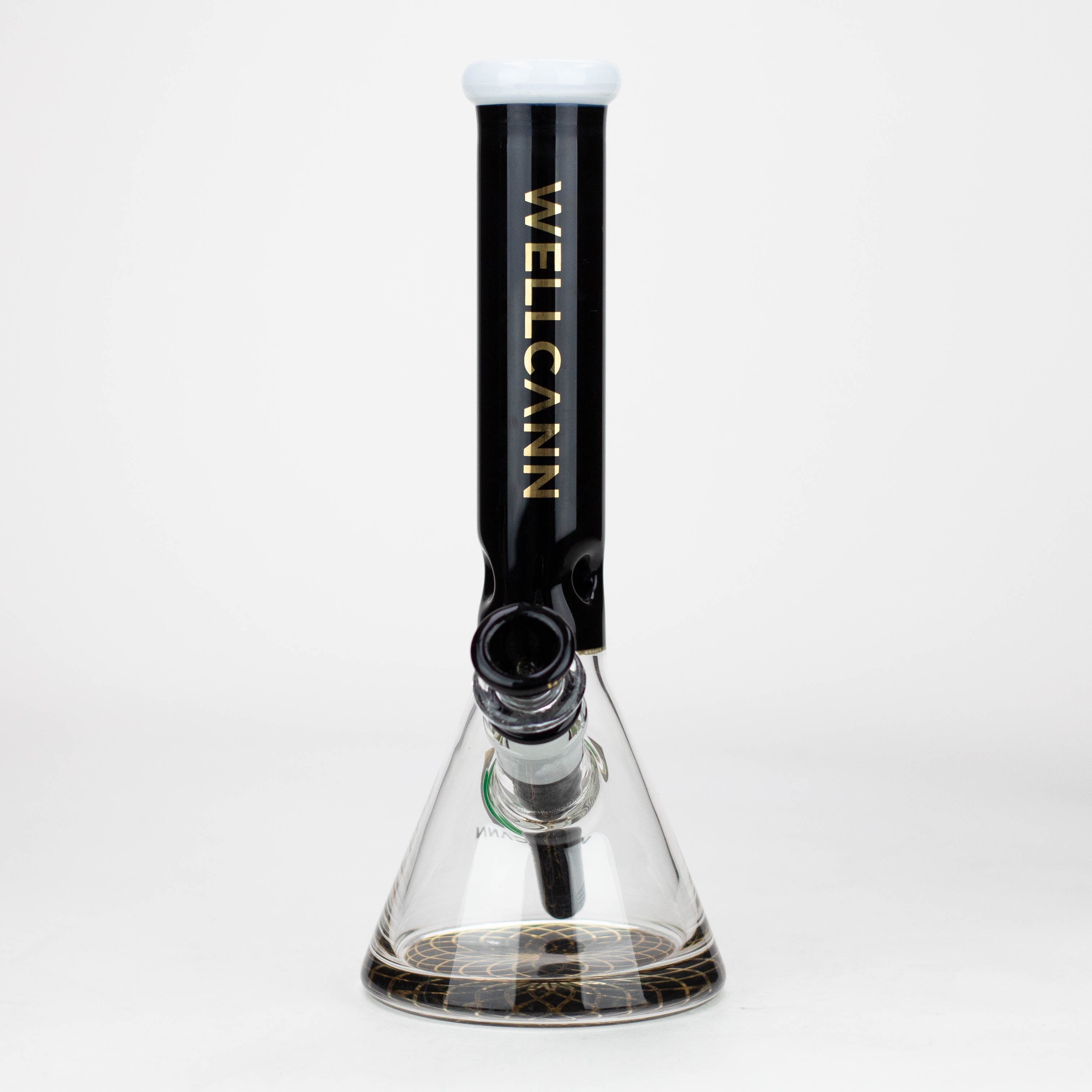 Wellcann | 10" Coloured Glass Beaker Bong with Wide Mouth
