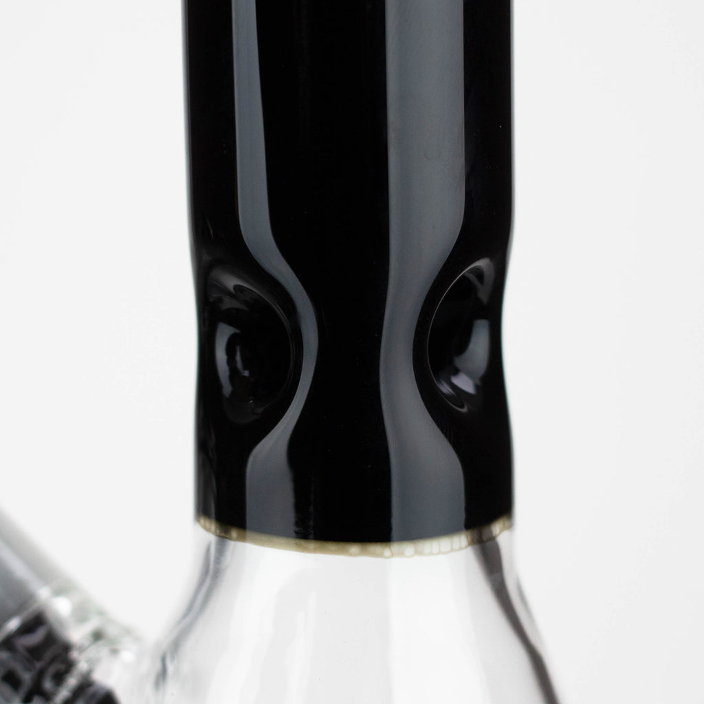 Wellcann | 10" Coloured Glass Beaker Bong with Wide Mouth