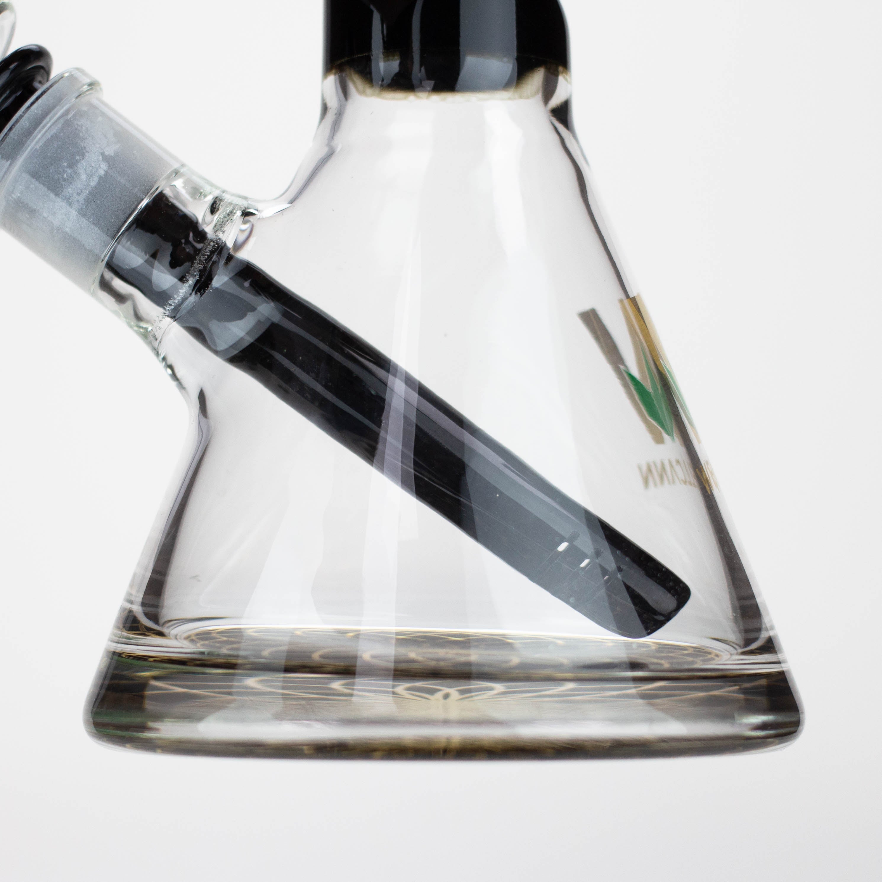 Wellcann | 10" Coloured Glass Beaker Bong with Wide Mouth