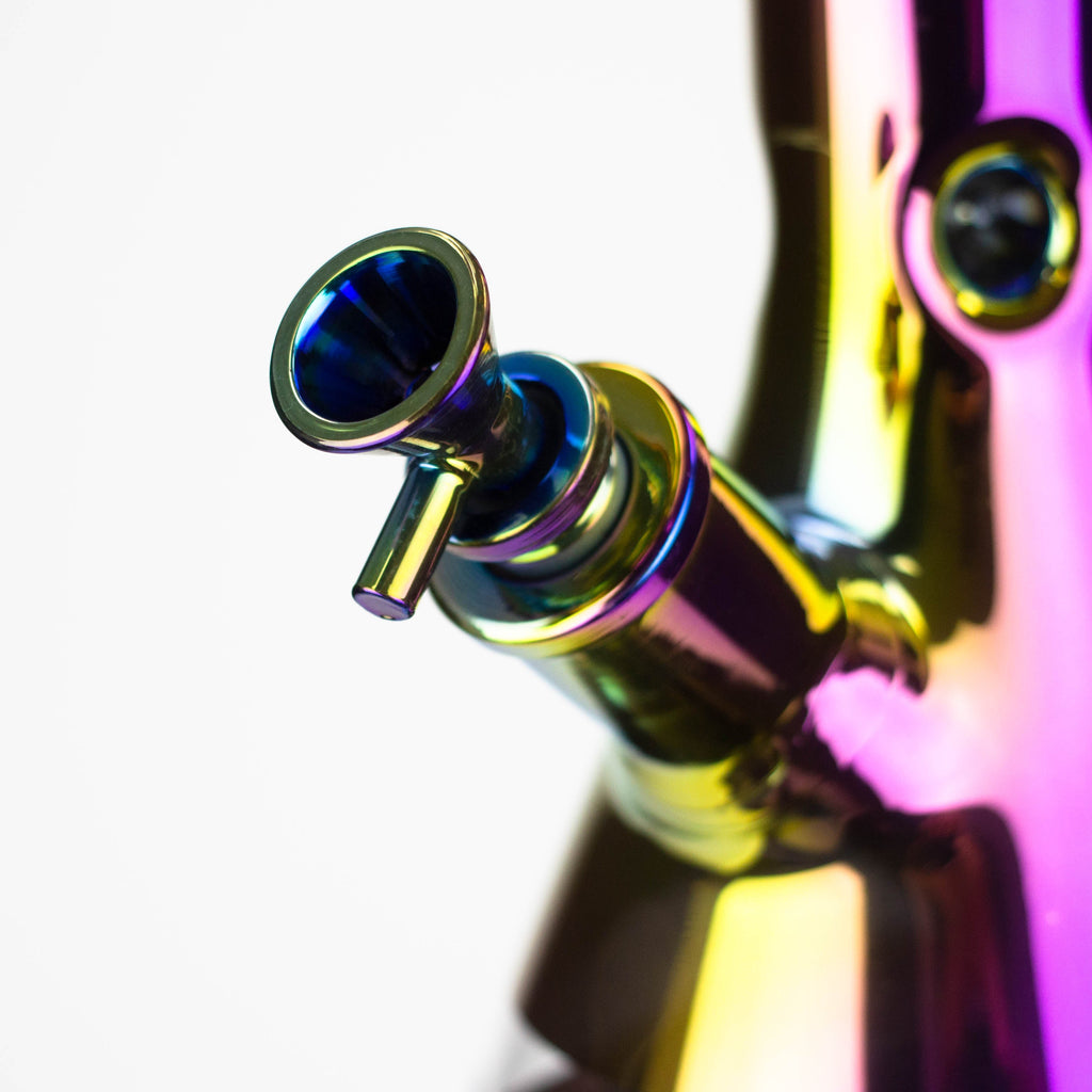 Infyniti | 18" 7 mm Metallic glass water bong [GP2004]