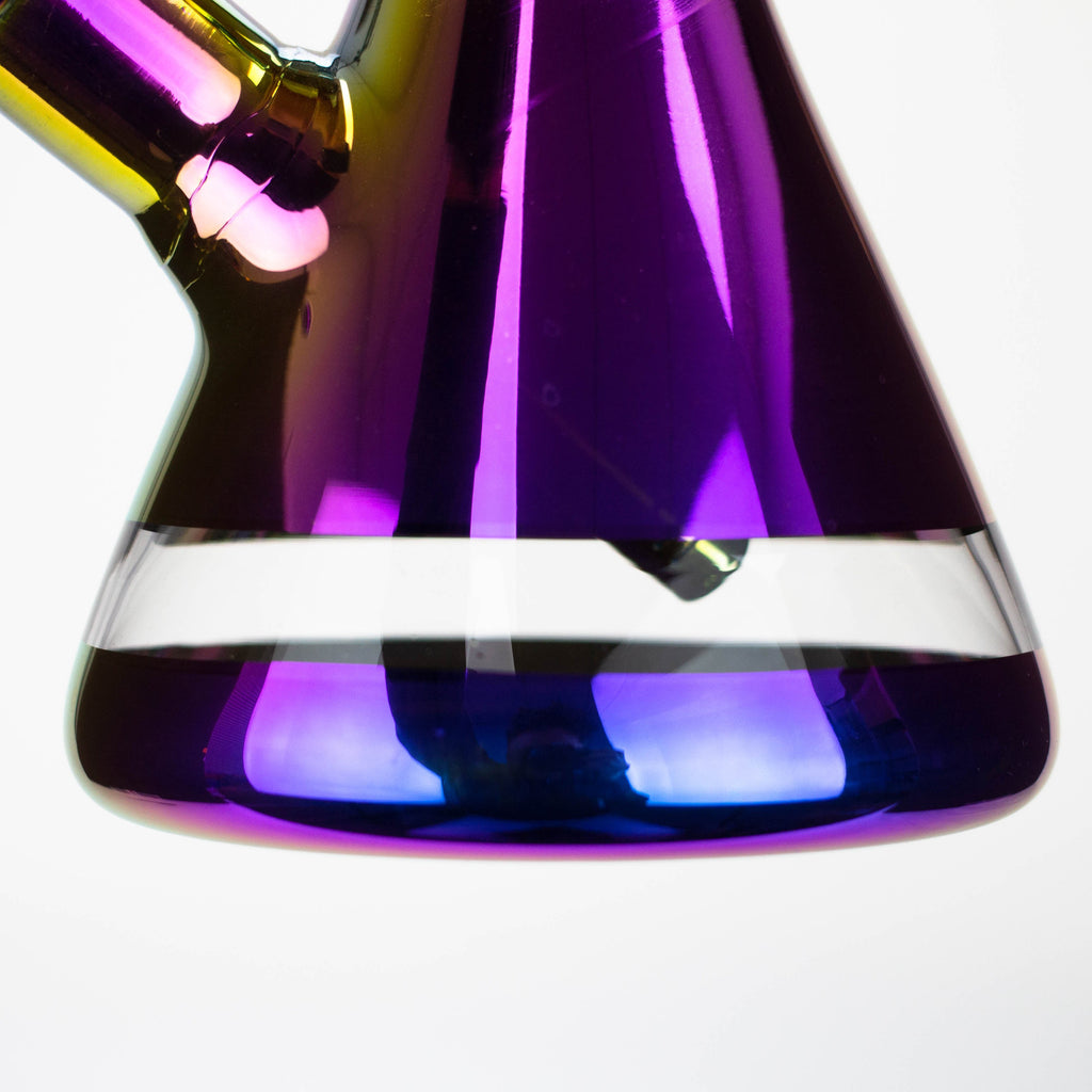 Infyniti | 18" 7 mm Metallic glass water bong [GP2004]