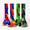 12" Assorted color Silicone detachable beaker water bong