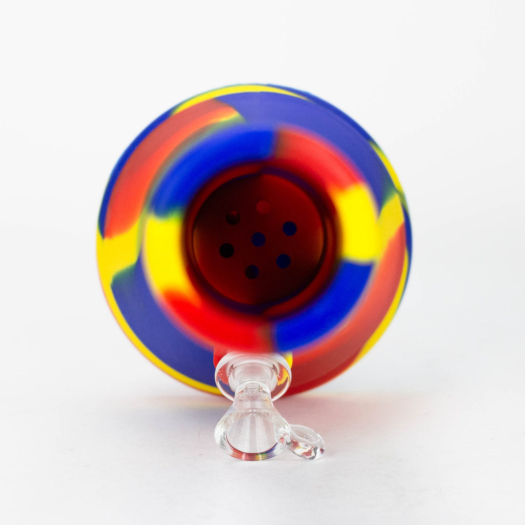 12" Assorted color Silicone detachable beaker water bong