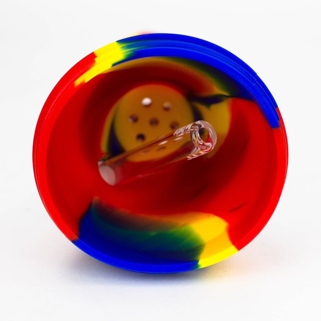 12" Assorted color Silicone detachable beaker water bong