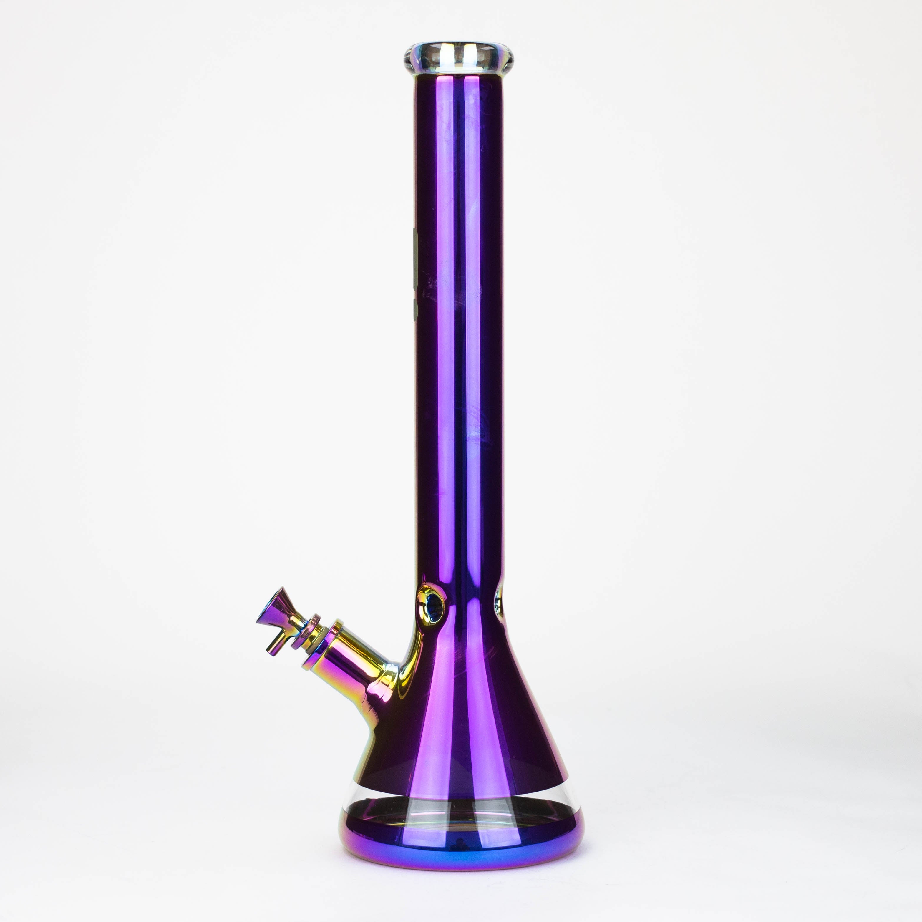 Infyniti | 18" 7 mm Metallic glass water bong [GP2004]