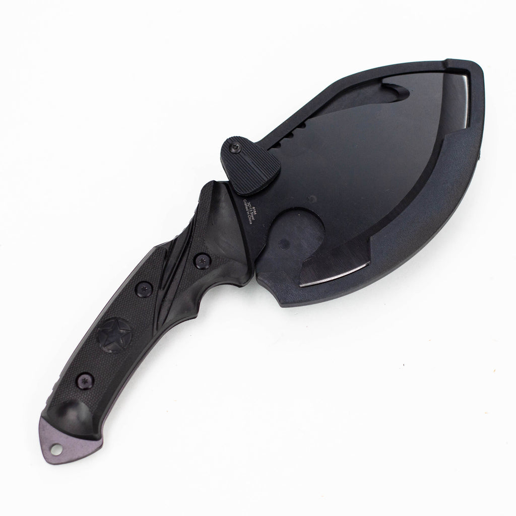 Defender-Xtream | 10" Black Skinner Knife with Sheath [6164]