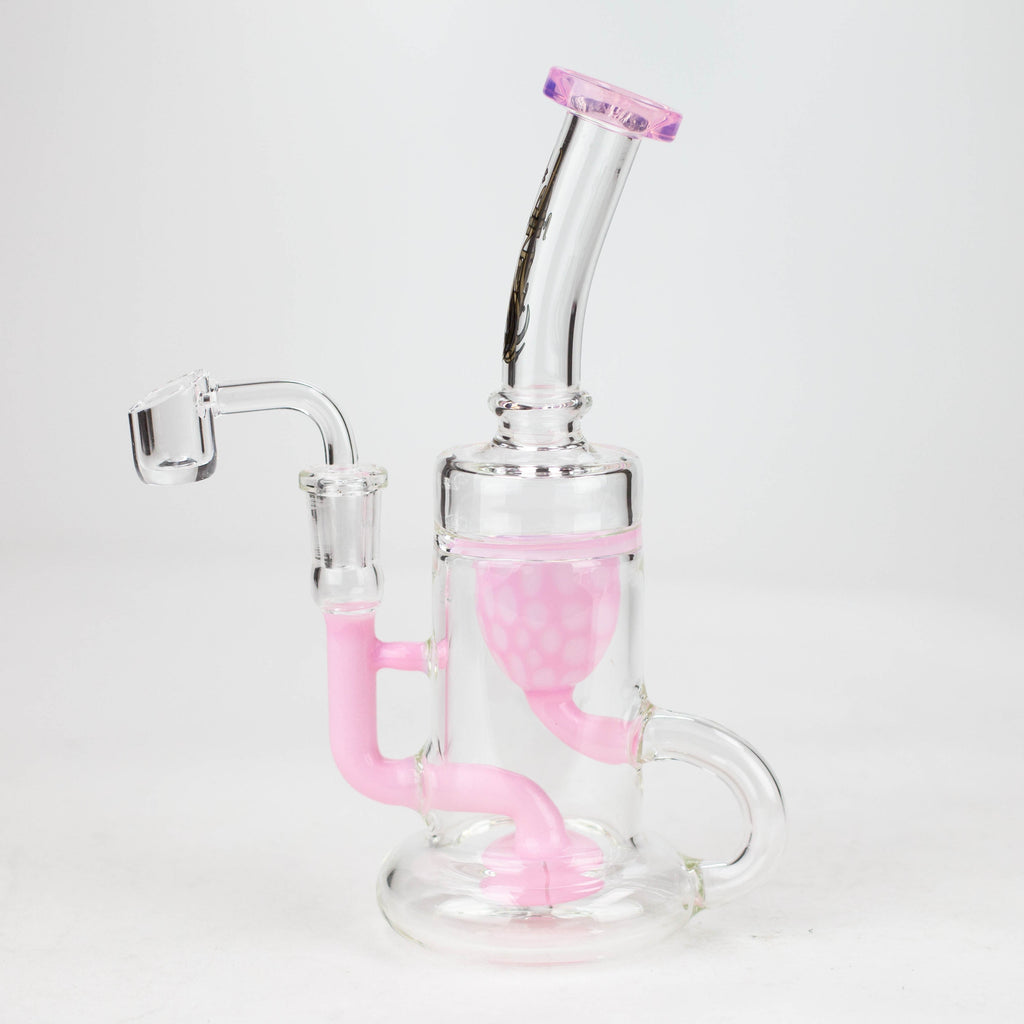 Genie | 9" recycled bubbler with a banger [RY1448]
