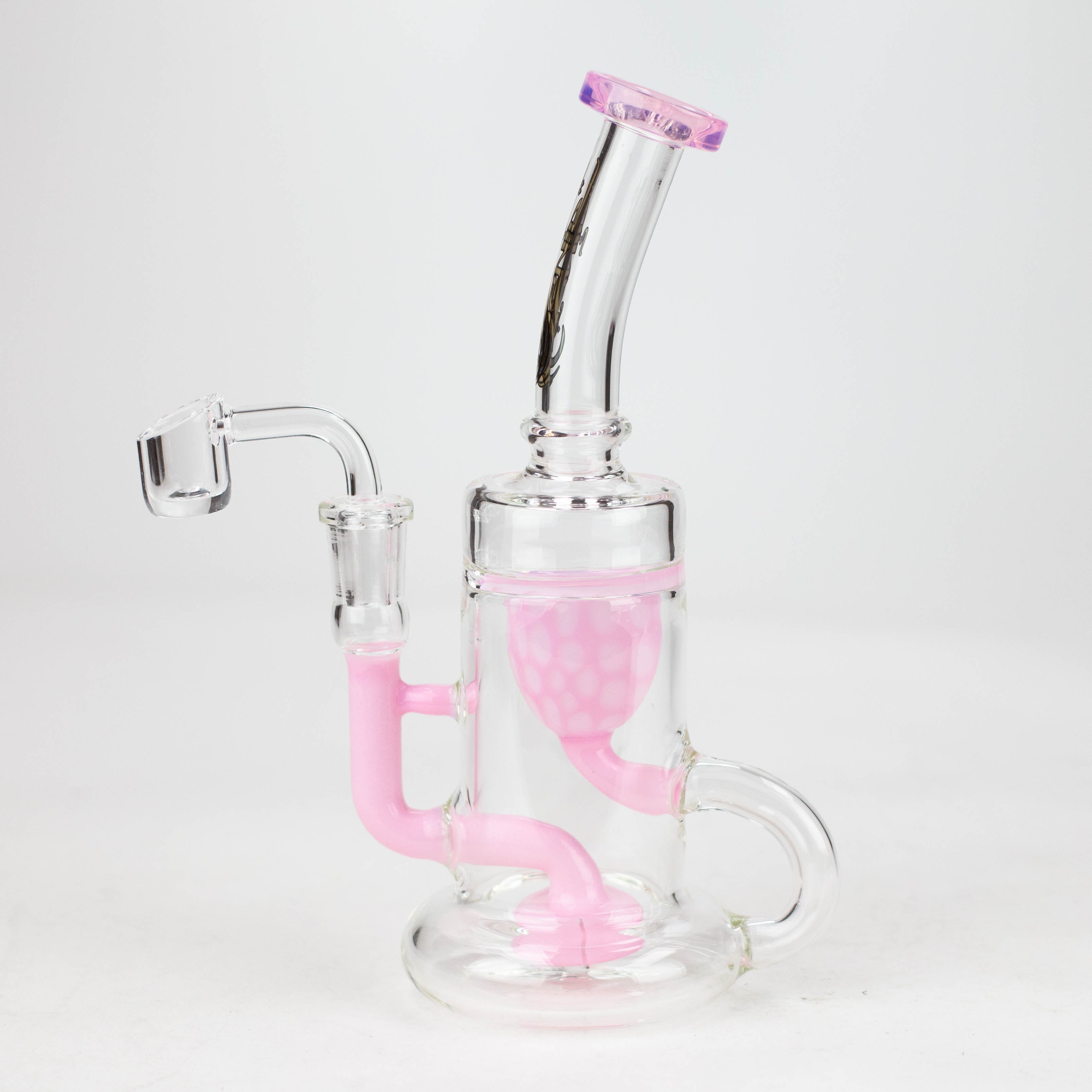 Genie | 9" recycled bubbler with a banger [RY1448]