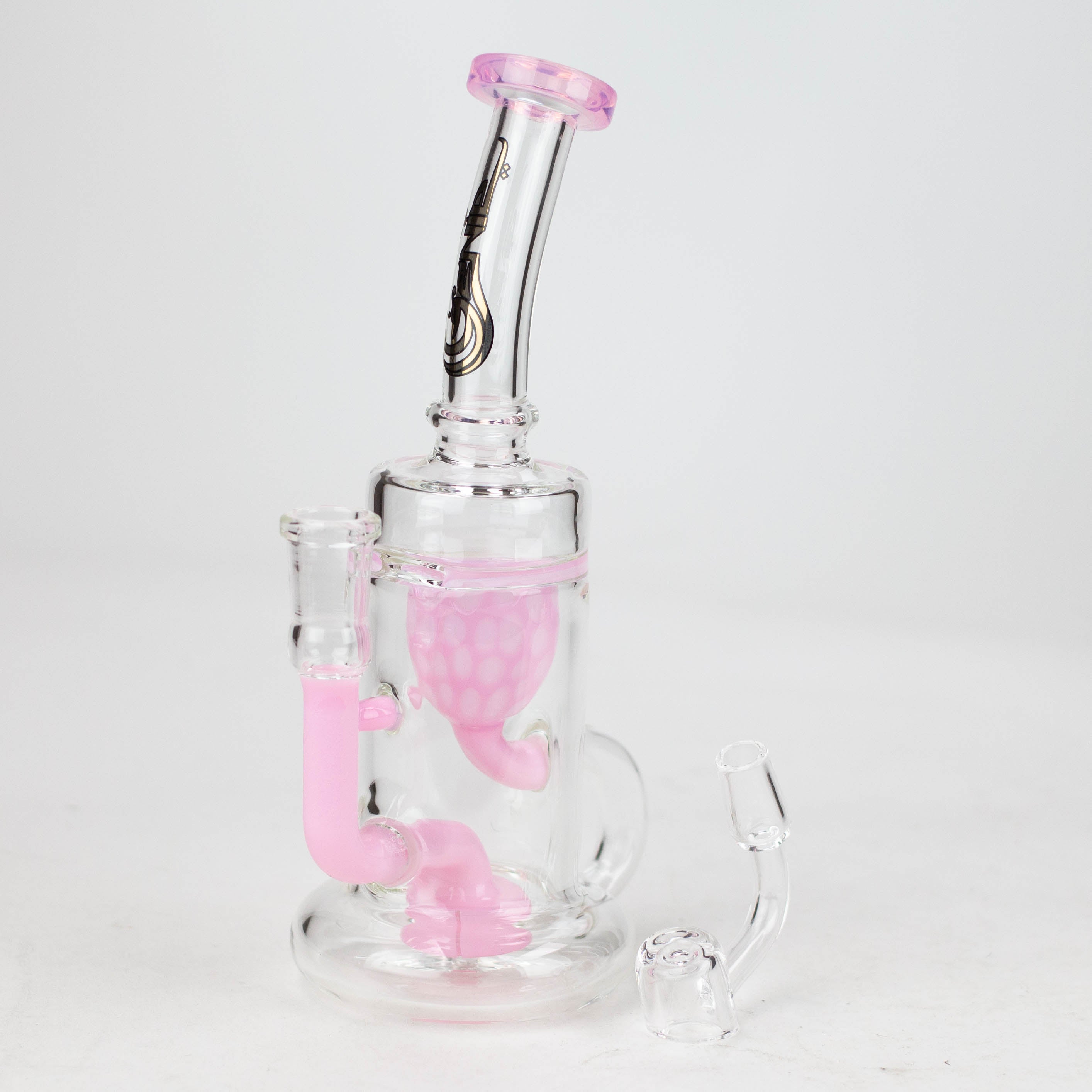 Genie | 9" recycled bubbler with a banger [RY1448]