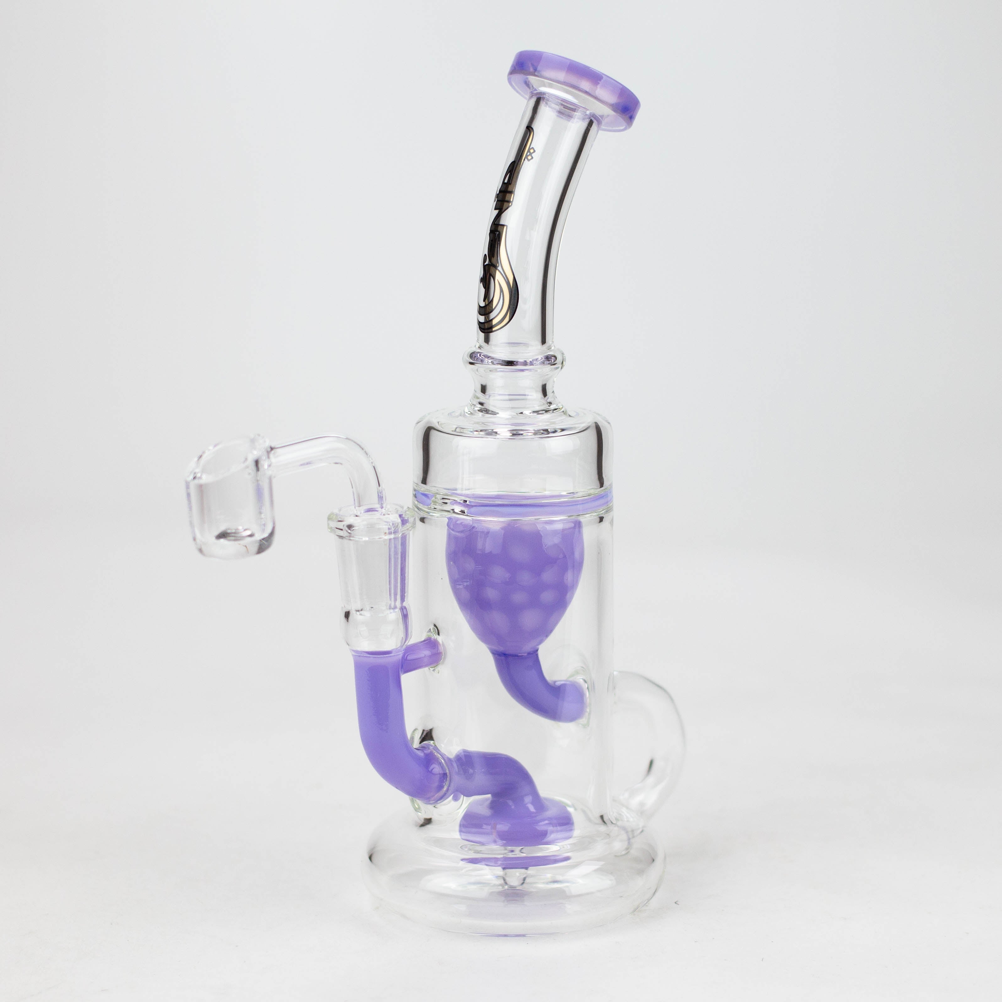 Genie | 9" recycled bubbler with a banger [RY1448]