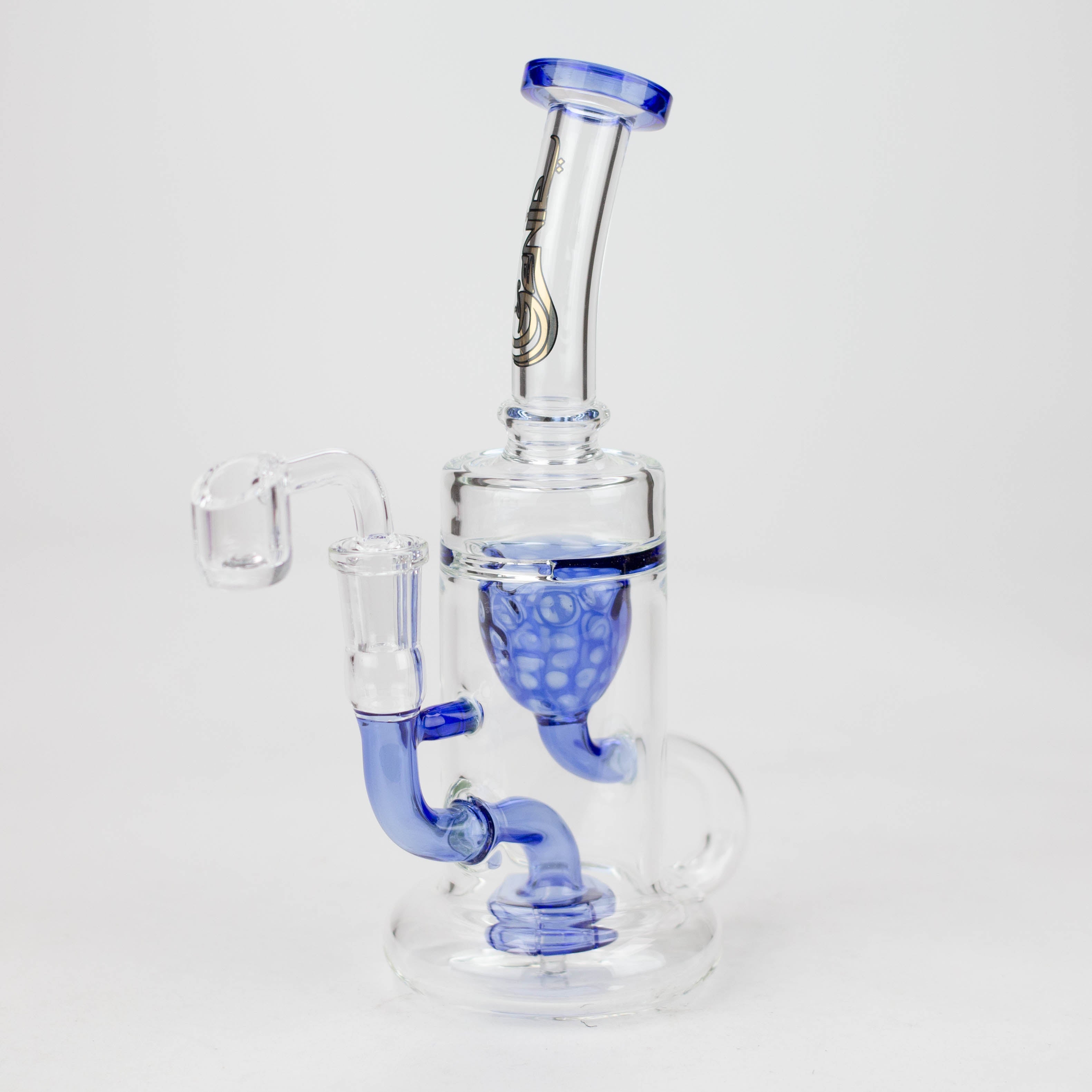 Genie | 9" recycled bubbler with a banger [RY1448]
