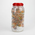 2.5” Assorted design Soft glass hand pipe Jar of 110