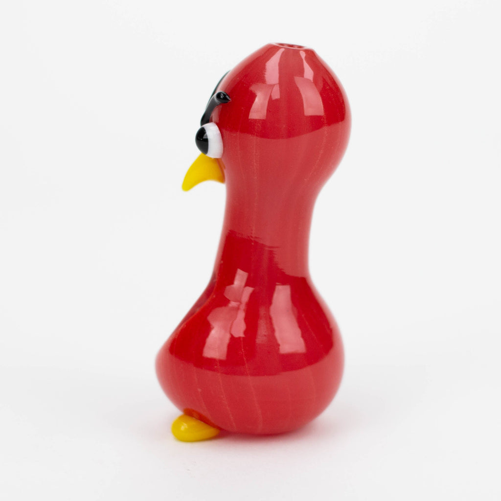 3" Angry Bird glass hand pipe