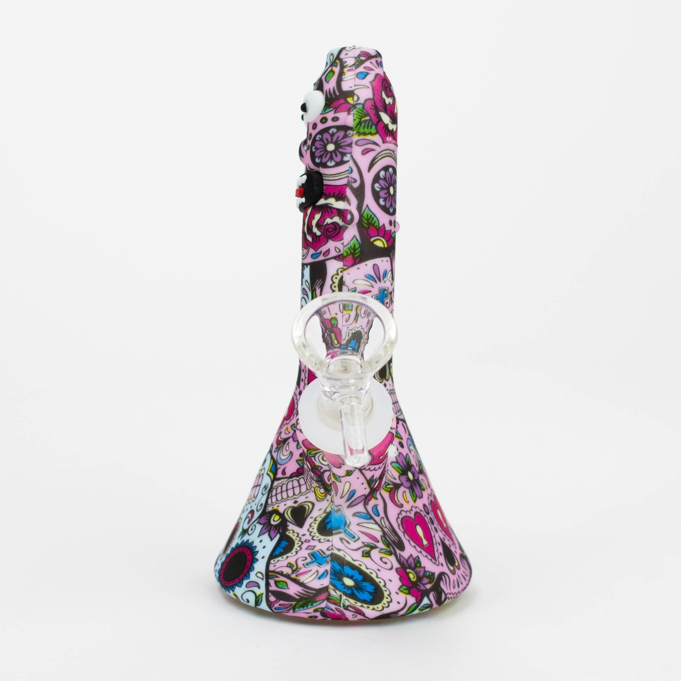 6" Pickel Shaped Mini Silicone Bong [7050161B]