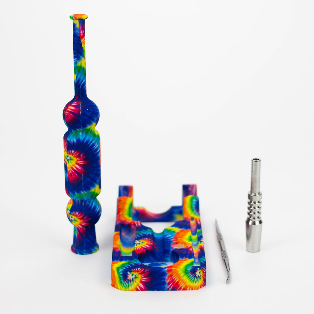 8" Silicone Nectar Collector Set [7050043]-Assorted