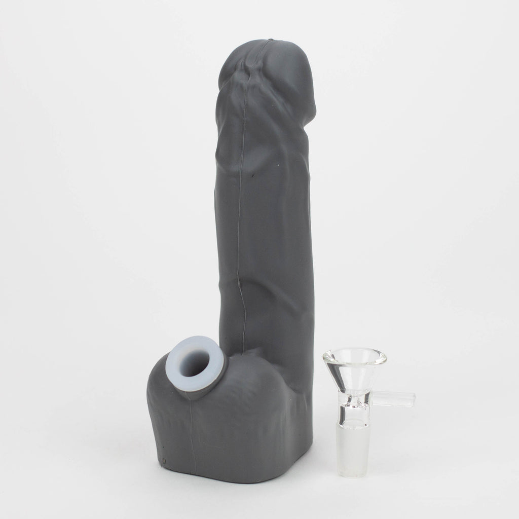 7" Silicone Penis Shape Bong [7050155B]