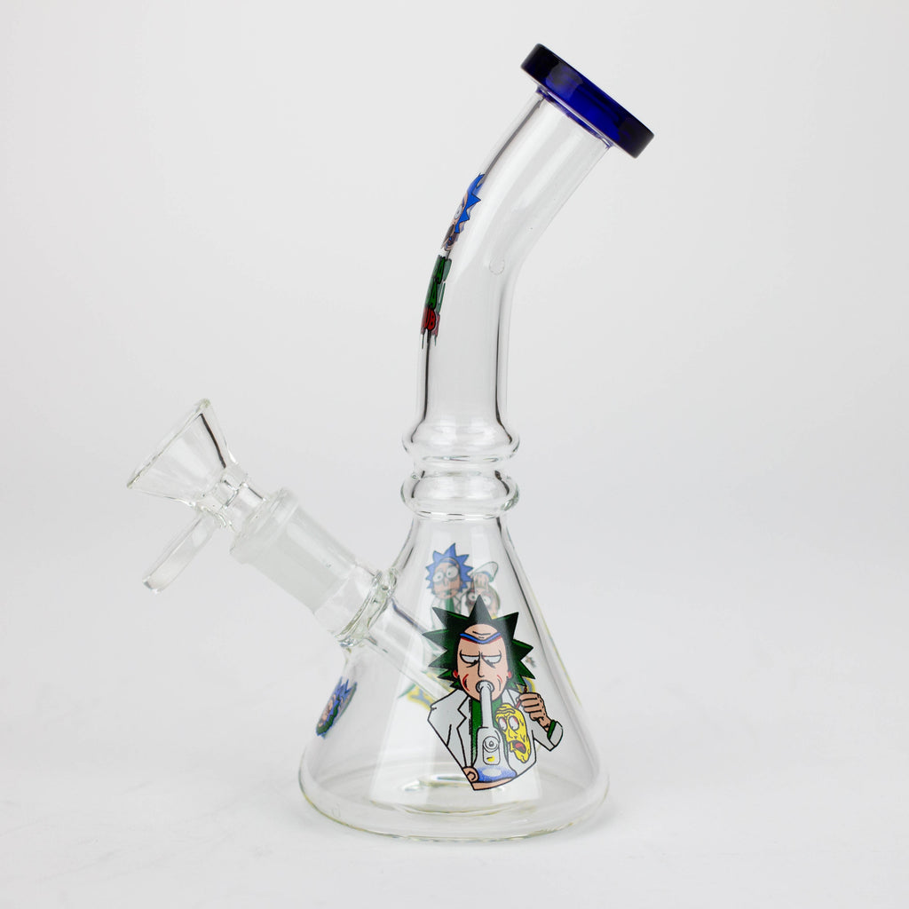 Z6" RM design glass water bong [BH104]