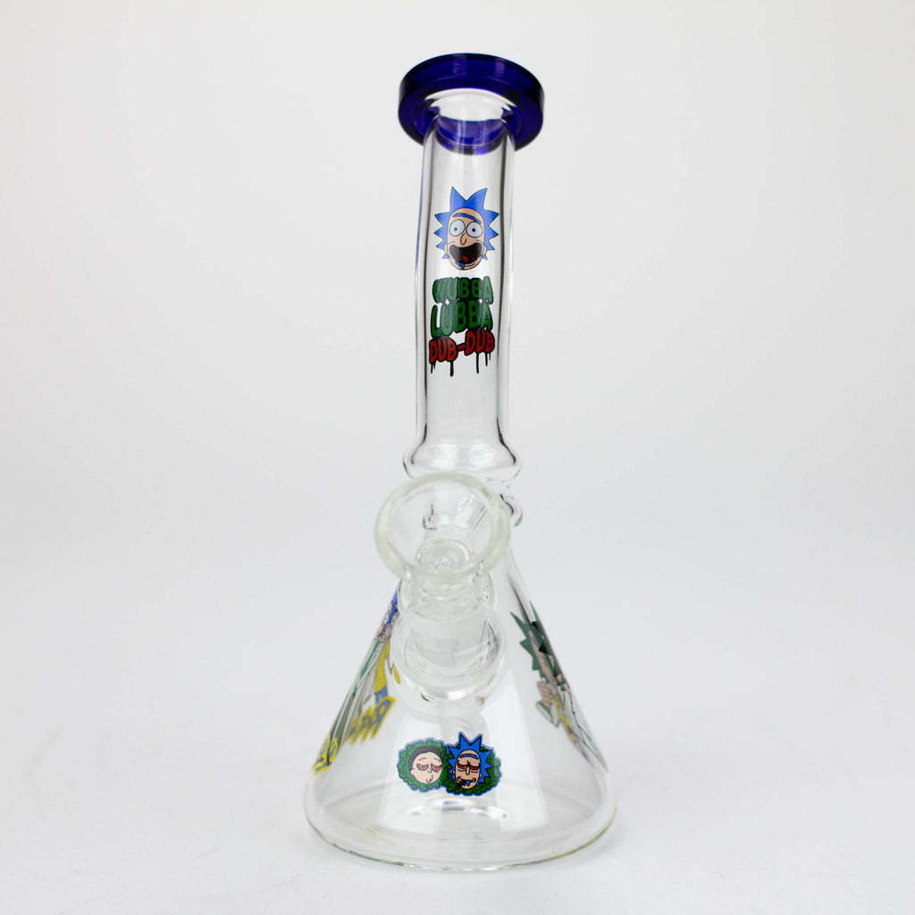 Z6" RM design glass water bong [BH104]