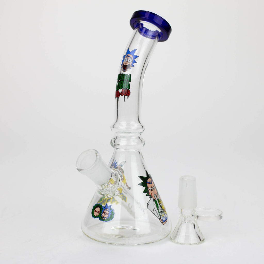 Z6" RM design glass water bong [BH104]
