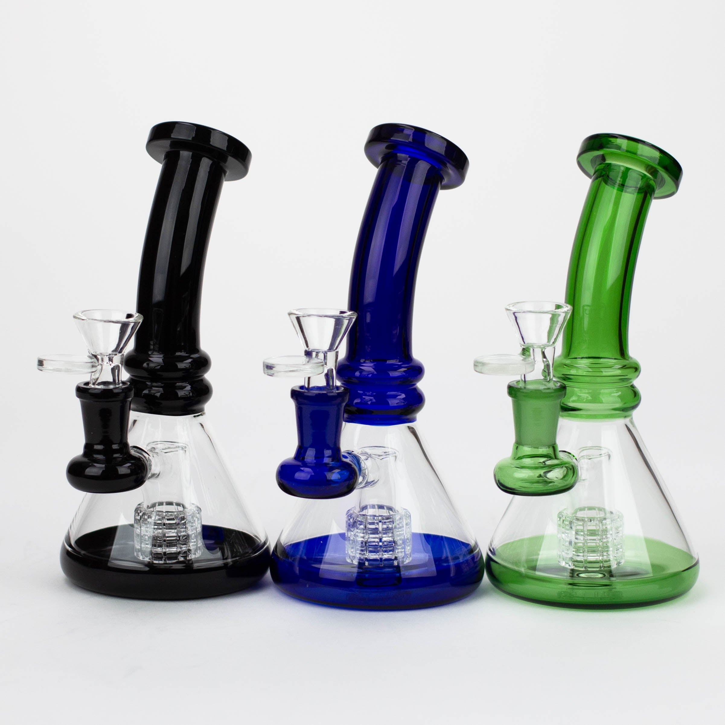 Z7"  Color glass water bong with percolator[BH74x]