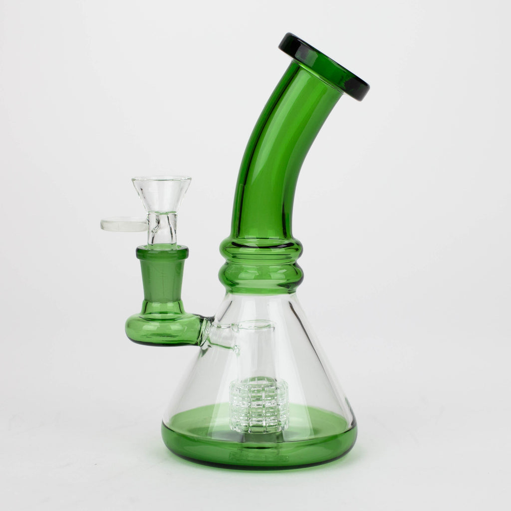 Z7"  Color glass water bong with percolator[BH74x]