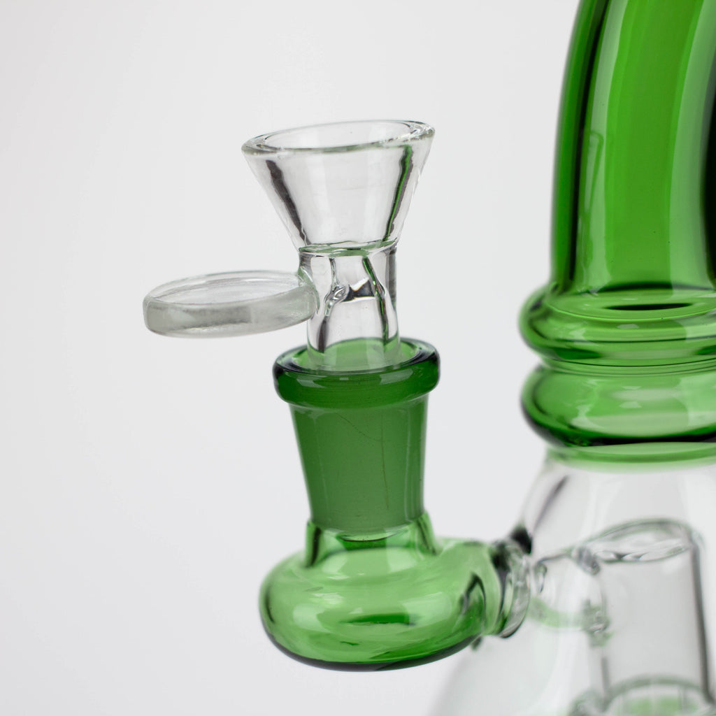 Z7"  Color glass water bong with percolator[BH74x]