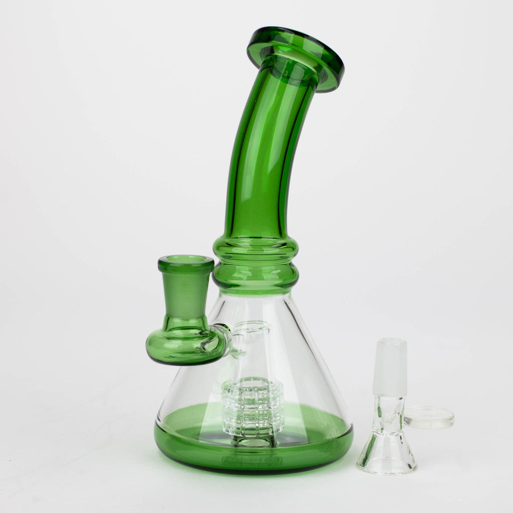 Z7"  Color glass water bong with percolator[BH74x]