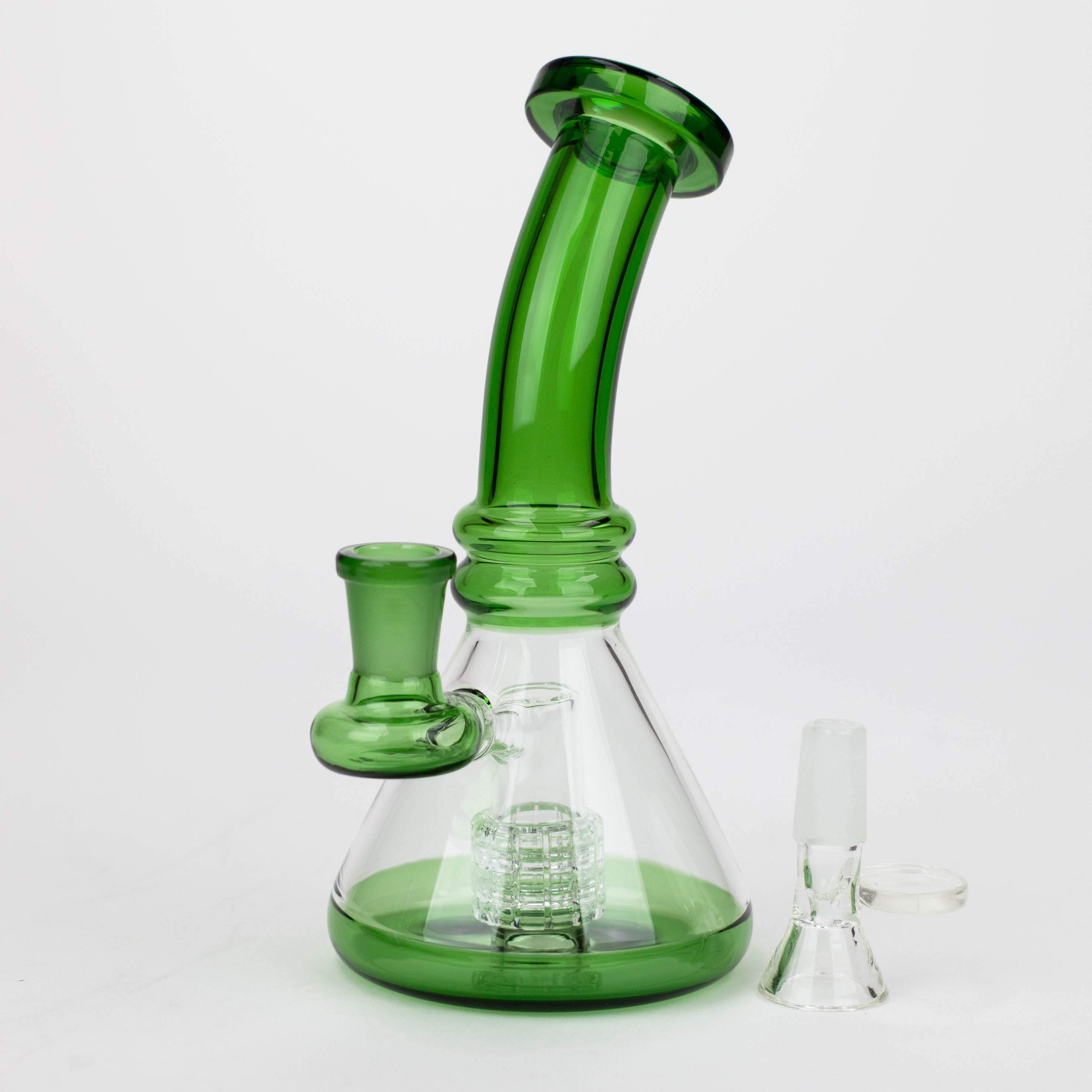 Z7"  Color glass water bong with percolator[BH74x]