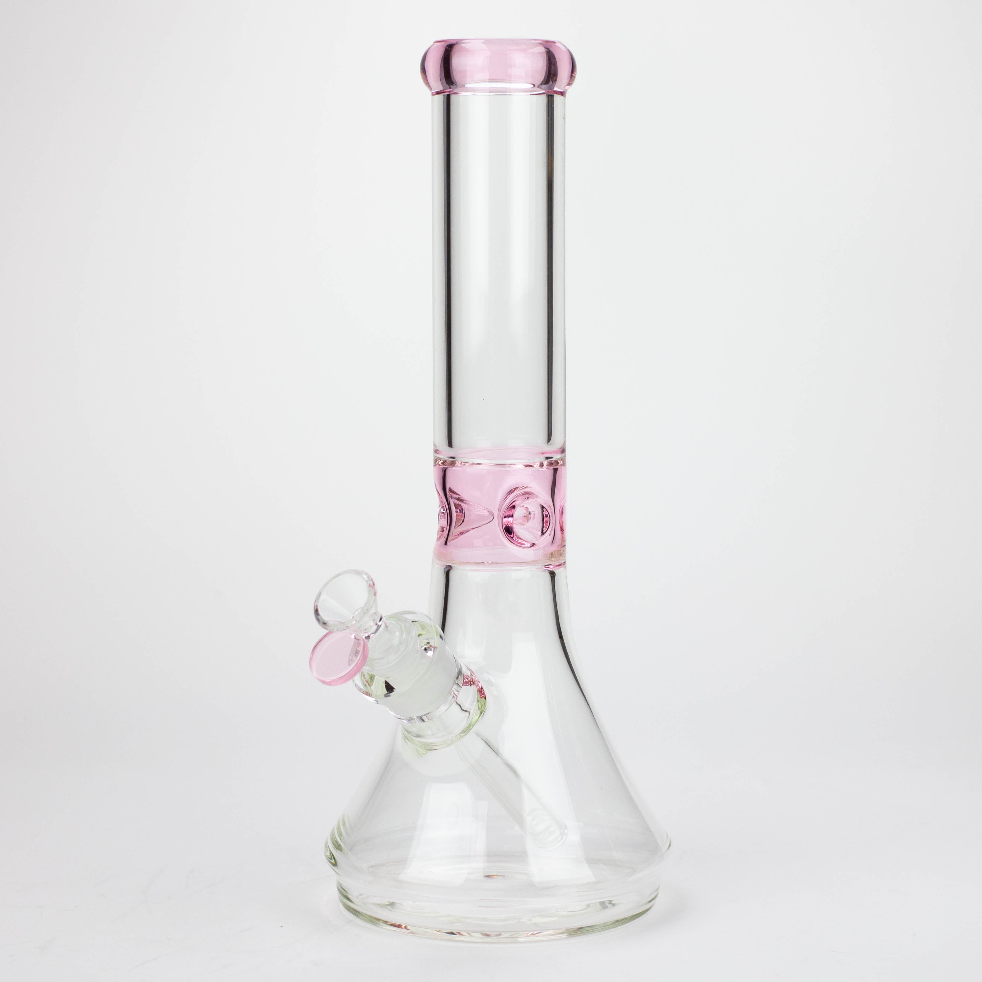 Z14" Color accented 7 mm glass water bong [BH92x]