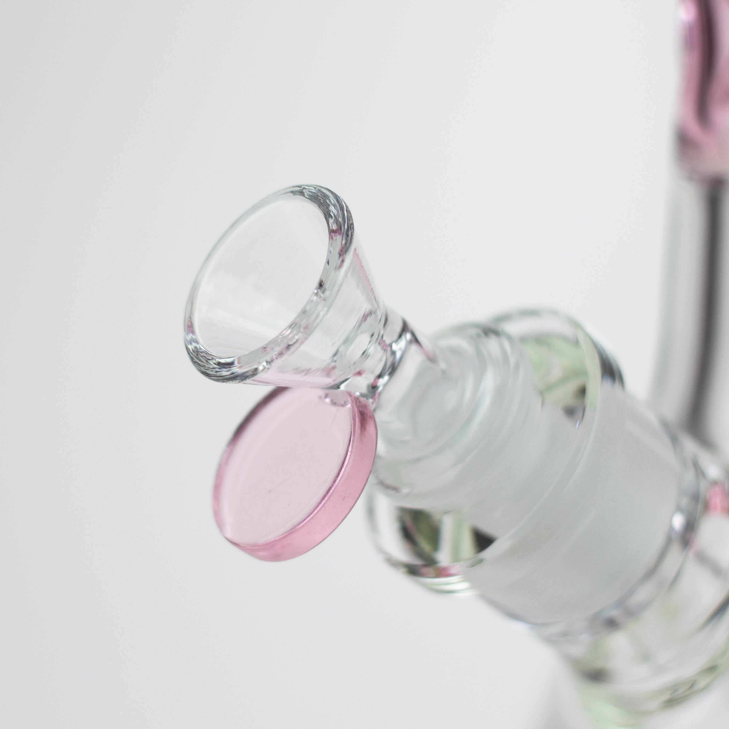 Z14" Color accented 7 mm glass water bong [BH92x]