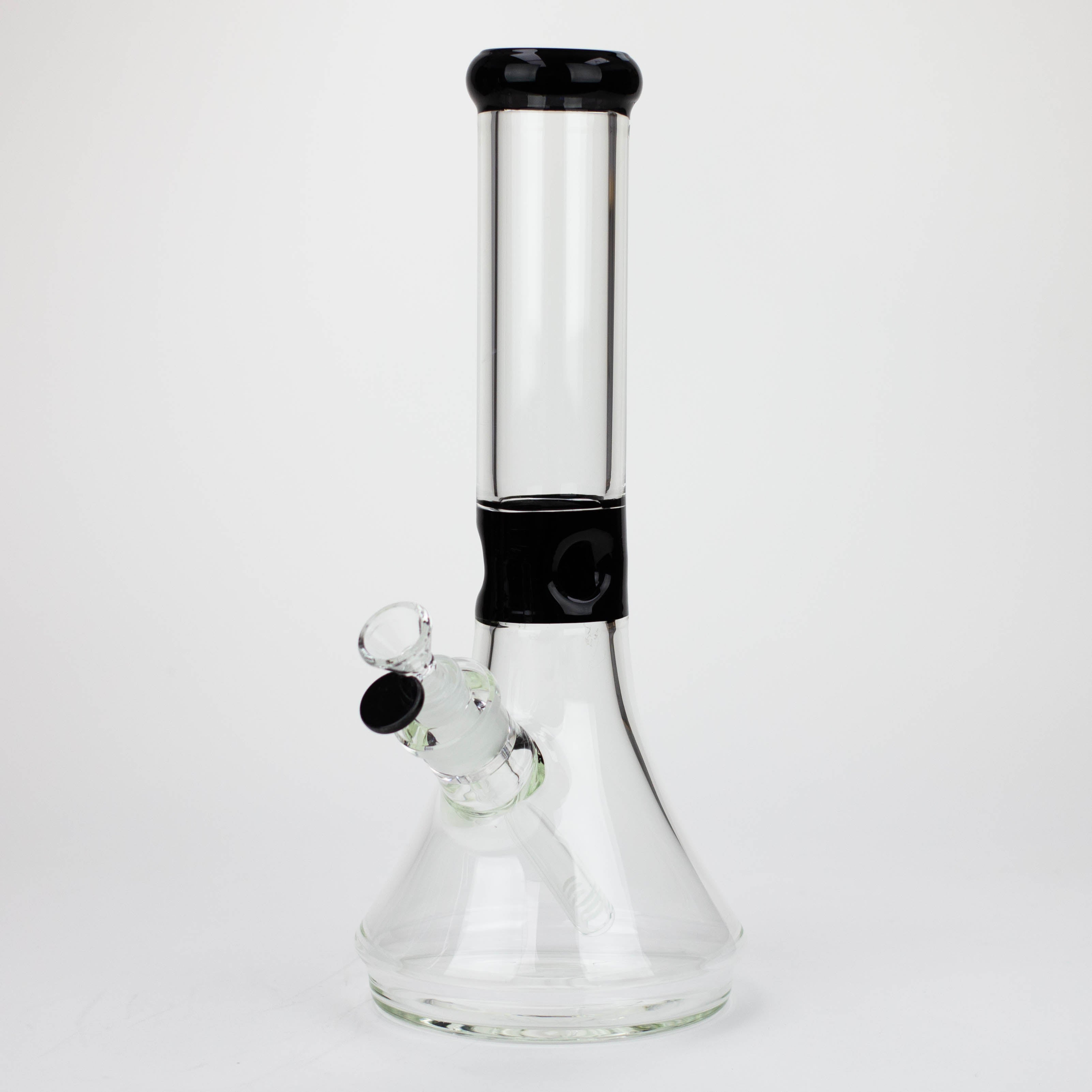 Z14" Color accented 7 mm glass water bong [BH92x]