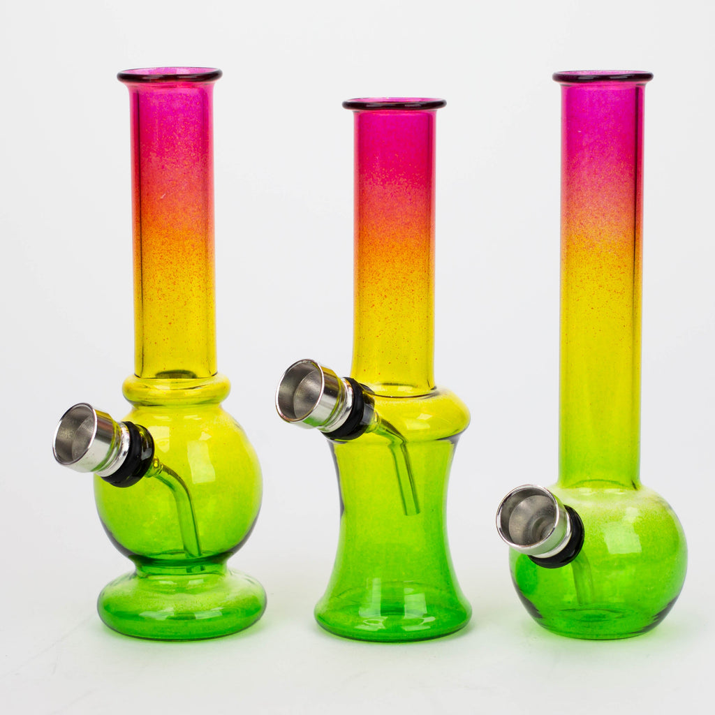 Z6" mini glass bong Box of 12 [BG266]